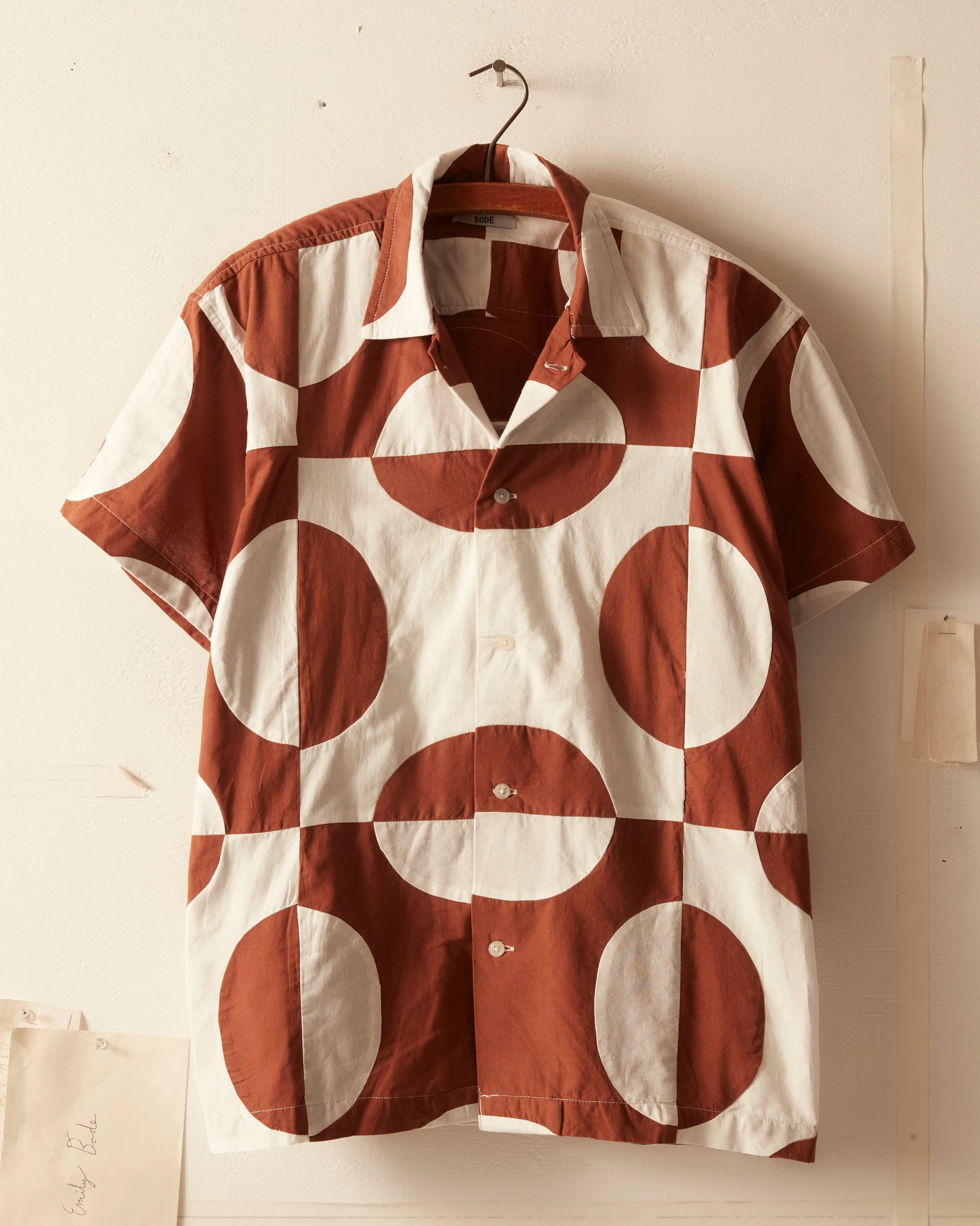 Duo Oval Patchwork Short Sleeve Shirt sold by BODE product image thumbnail 2