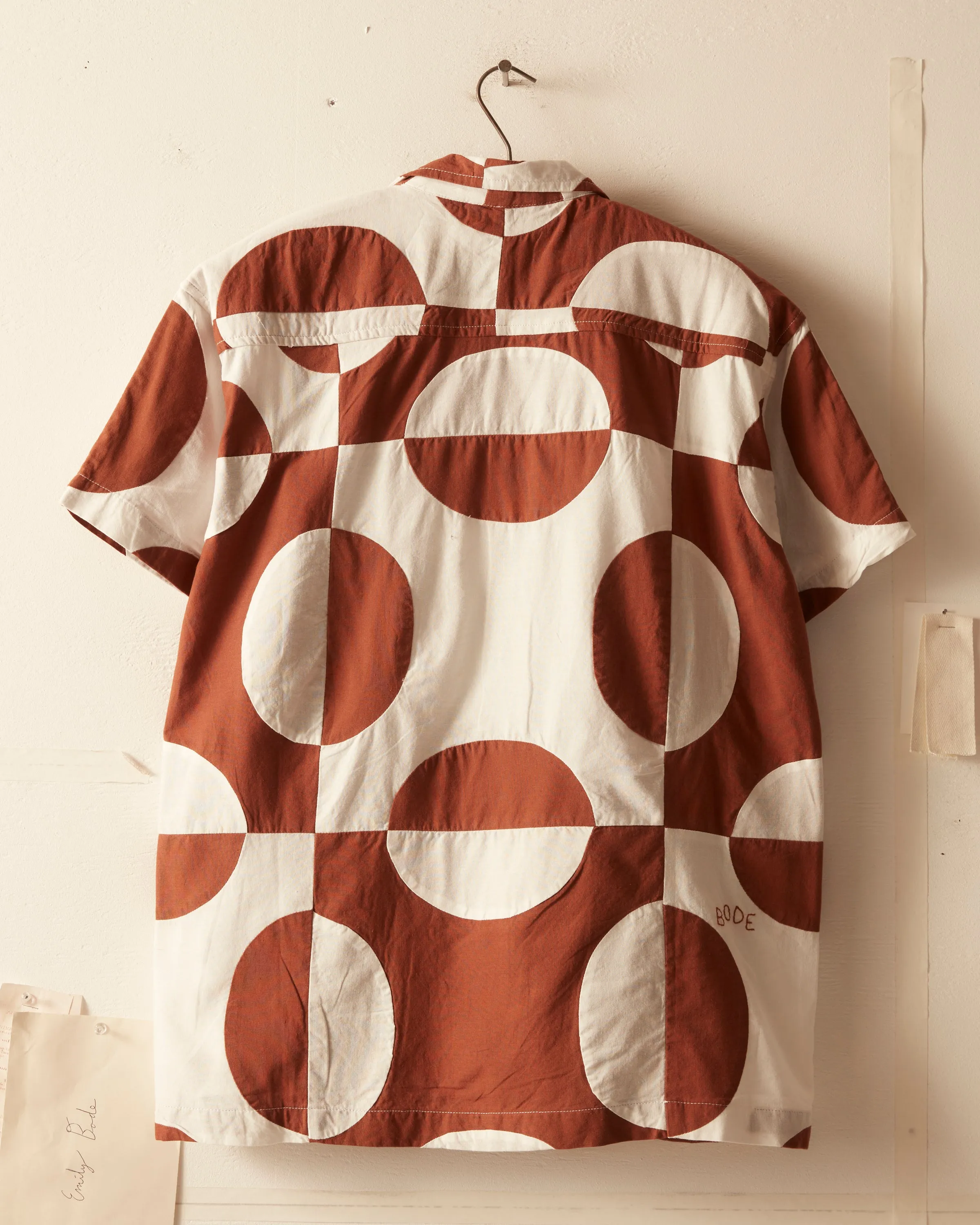 Duo Oval Patchwork Short Sleeve Shirt sold by BODE product image thumbnail 5