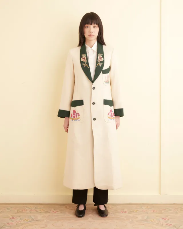 Embroidered Barque Theatre Coat sold by BODE