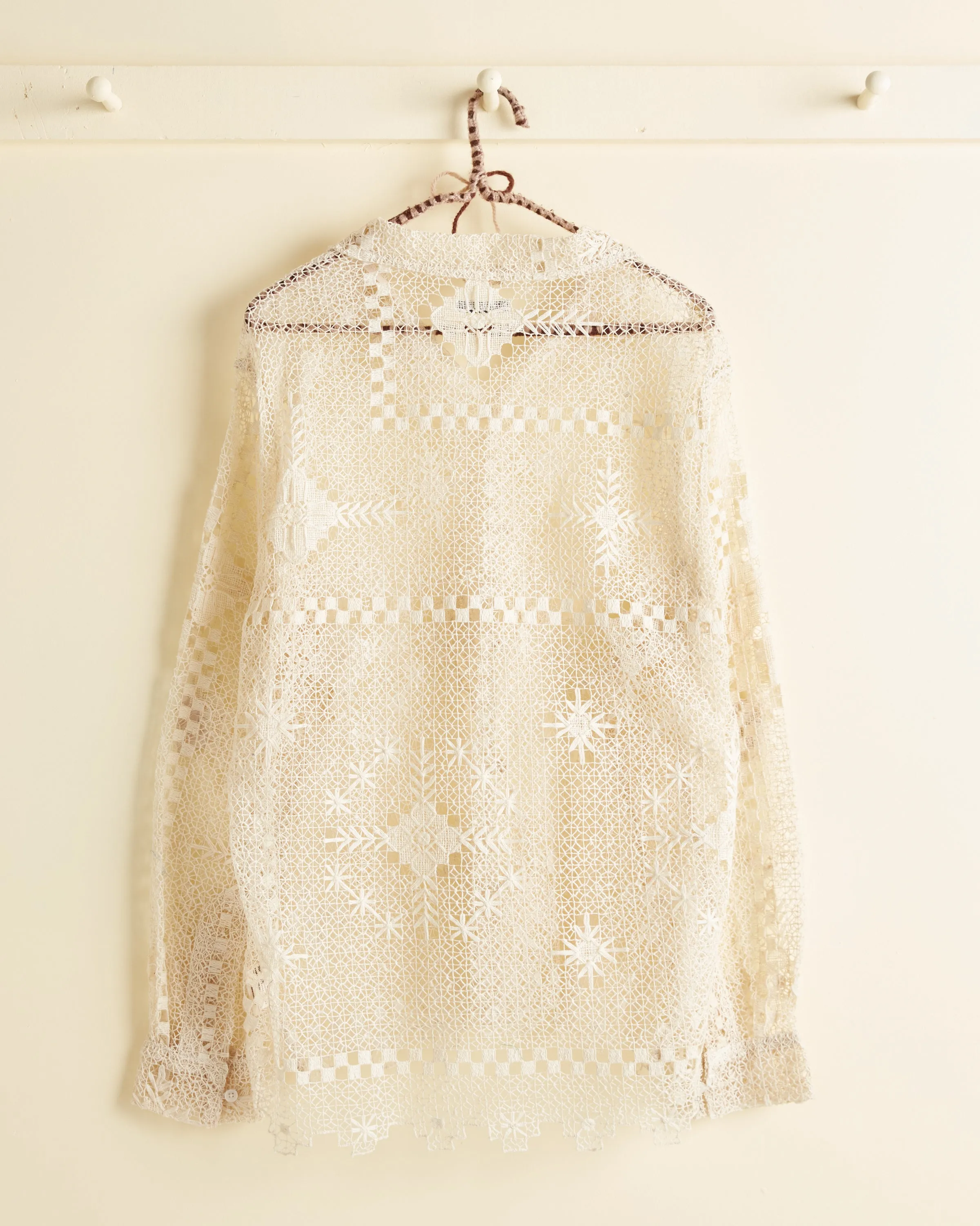 Snow Petal Long Sleeve Shirt - L/XL sold by BODE product image thumbnail 3