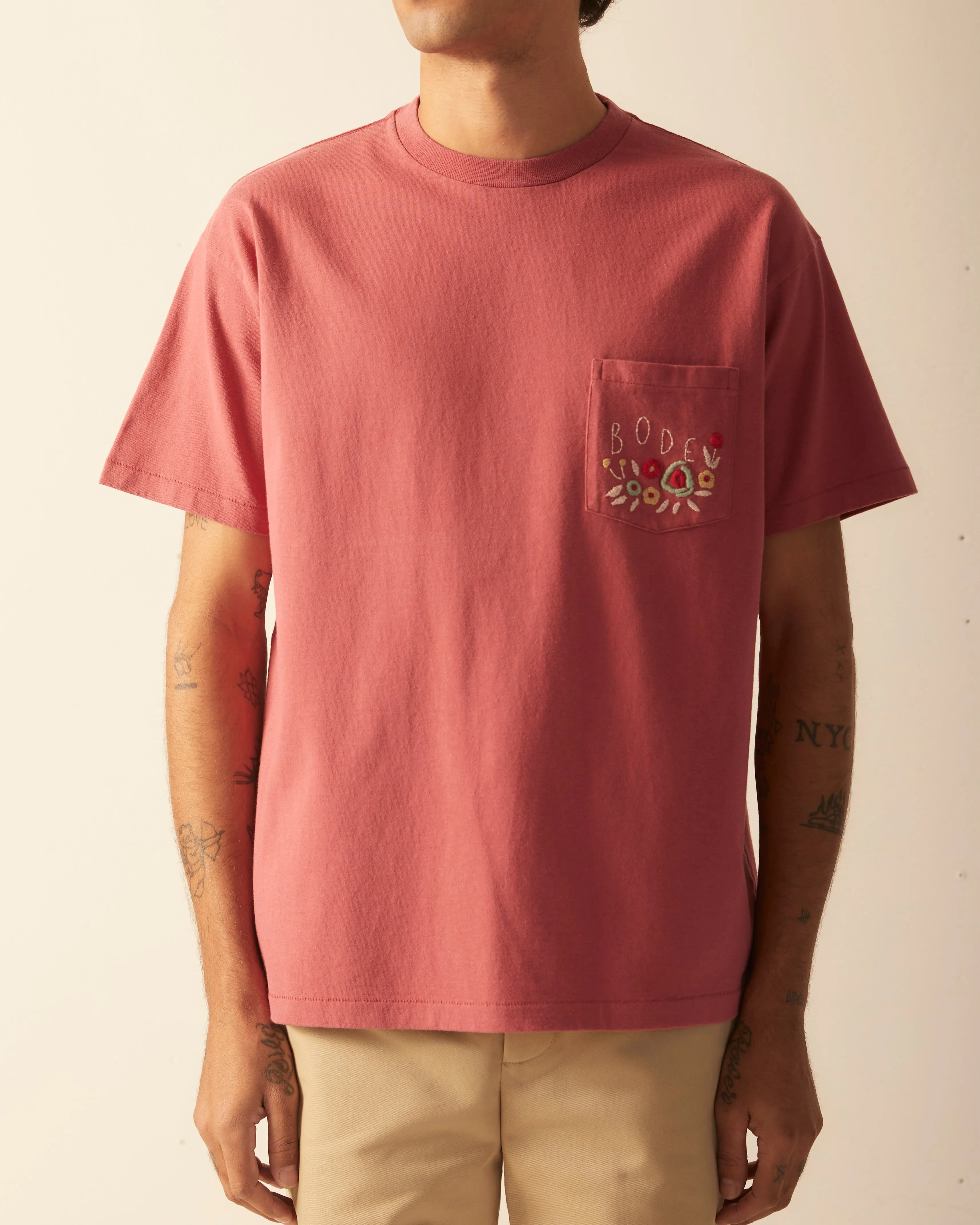 Rosette Pocket Tee sold by BODE product image thumbnail 2