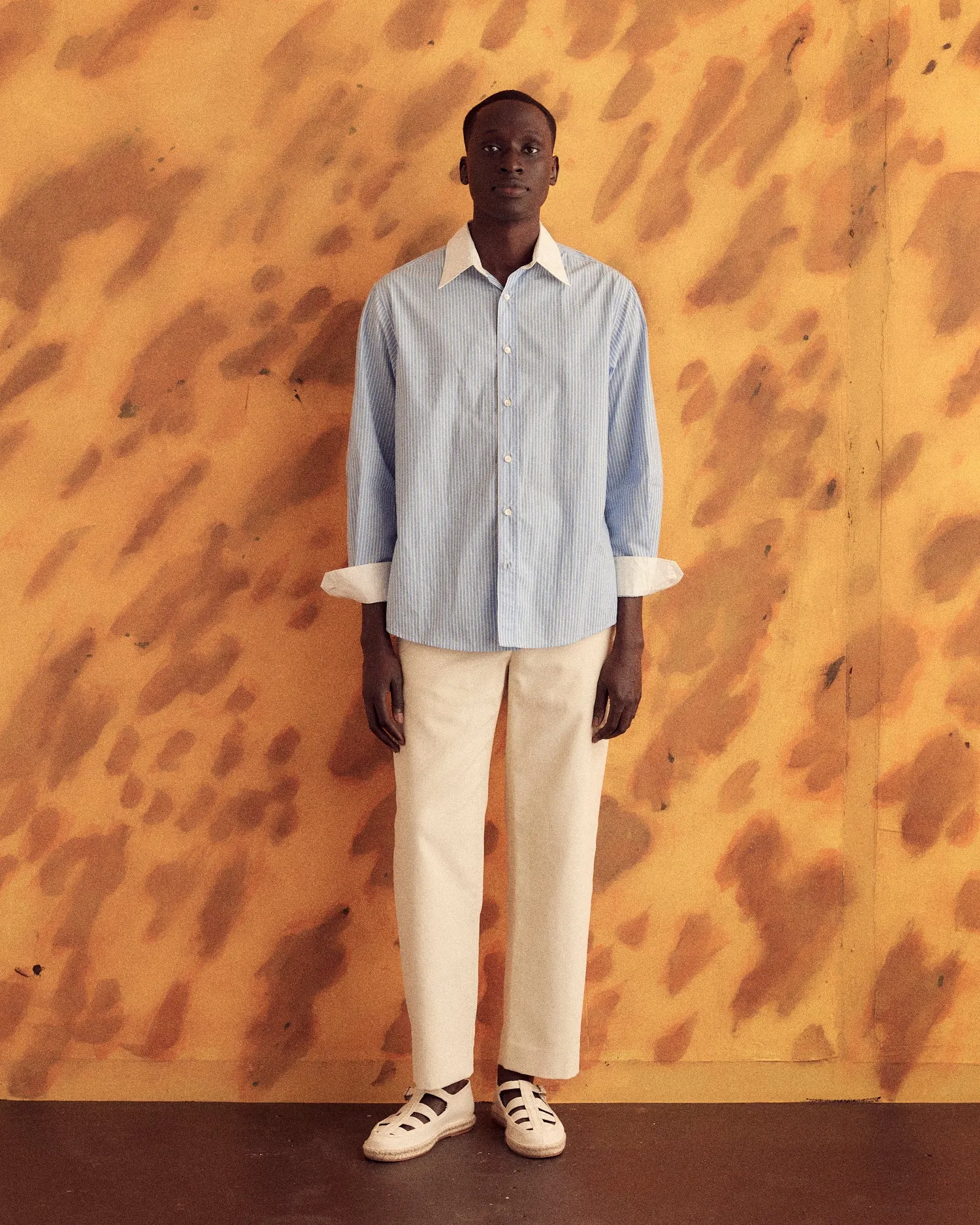 Striped Poplin Shirt sold by BODE