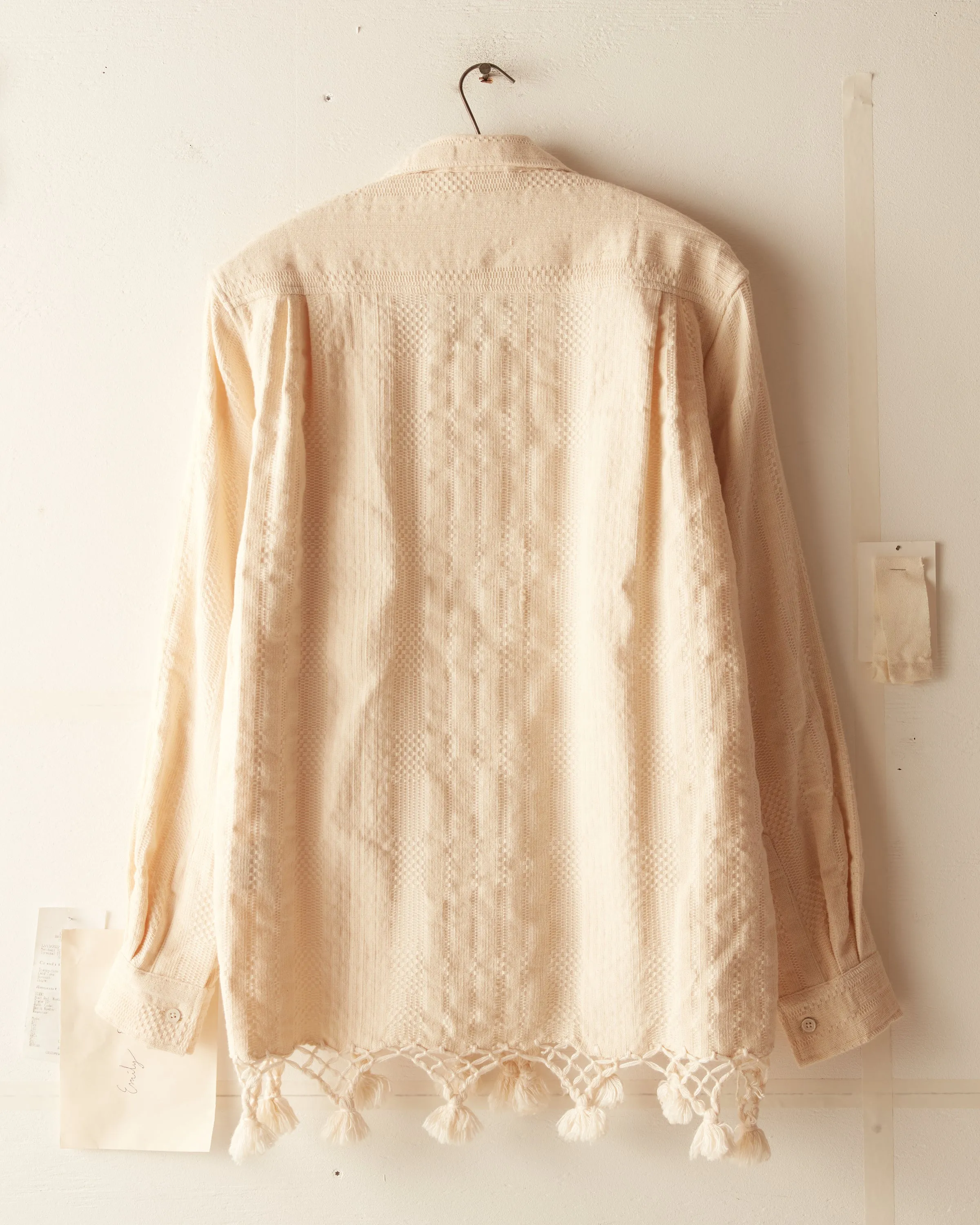 Honeycomb Cream Shirt - S/M sold by BODE product image thumbnail 3