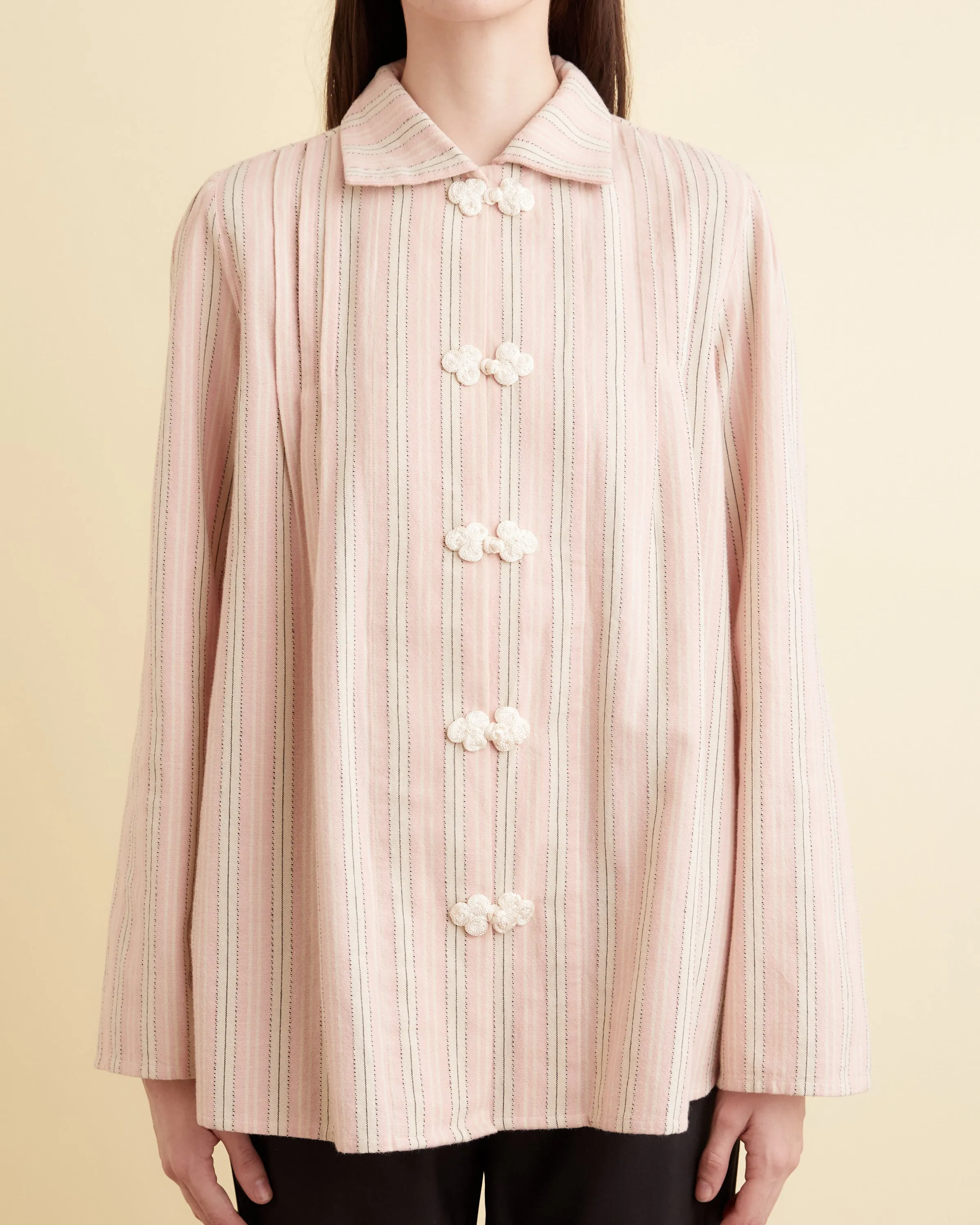 Flannel Ticking Jonas Shirt sold by BODE product image thumbnail 2