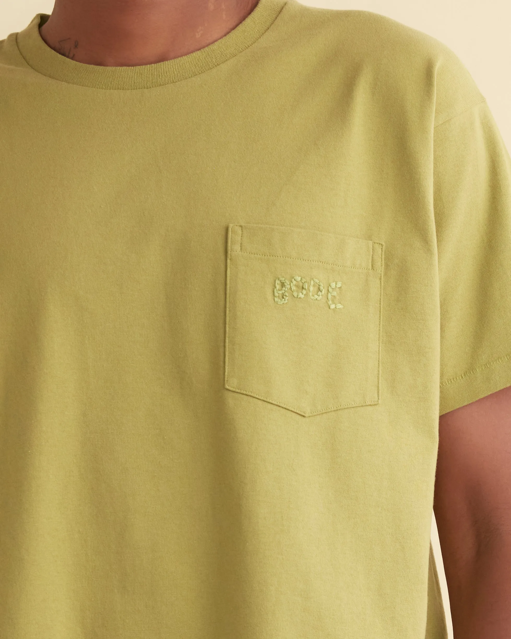 Bode Embroidered Pocket Tee sold by BODE product image thumbnail 2