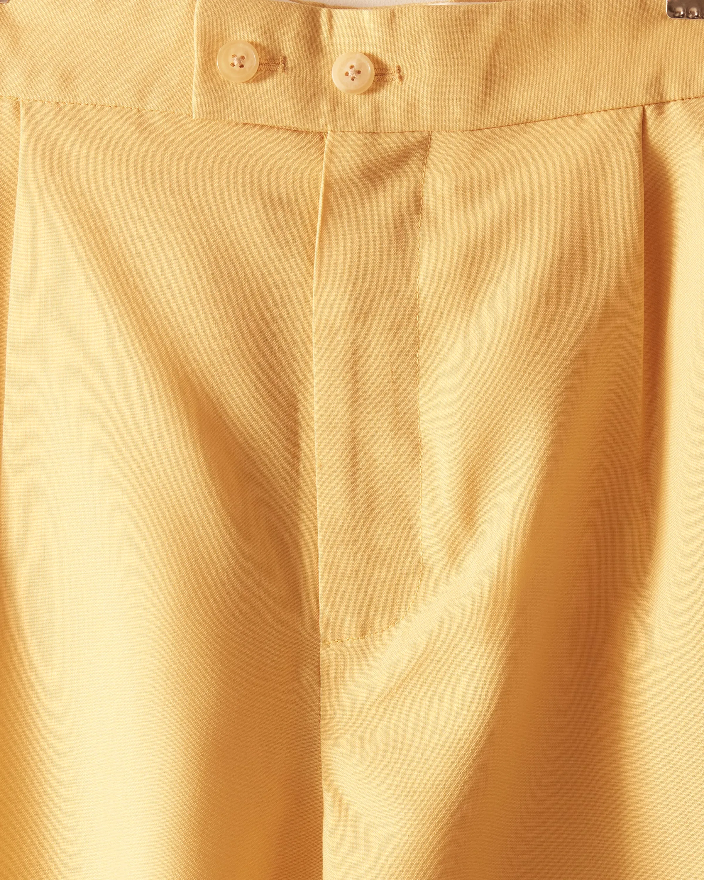 Mustard Wool Shorts - 36 sold by BODE product image thumbnail 2