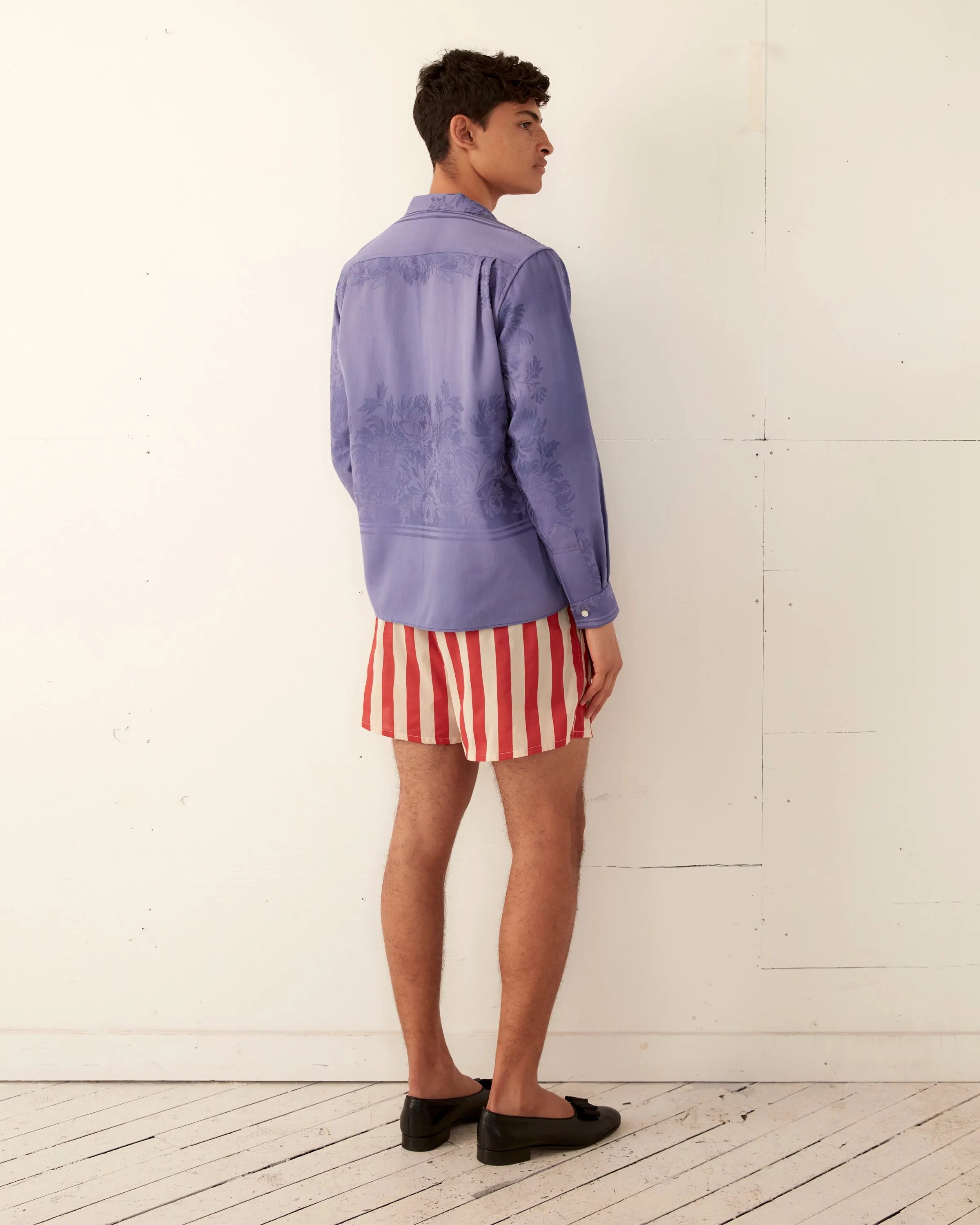 One-of-a-Kind Damask Long Sleeve Shirt sold by BODE product image thumbnail 4