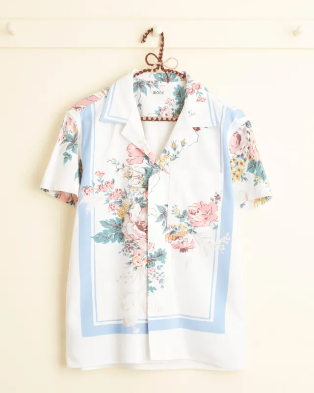 Picnic Bouquet Short Sleeve Shirt - S sold by BODE