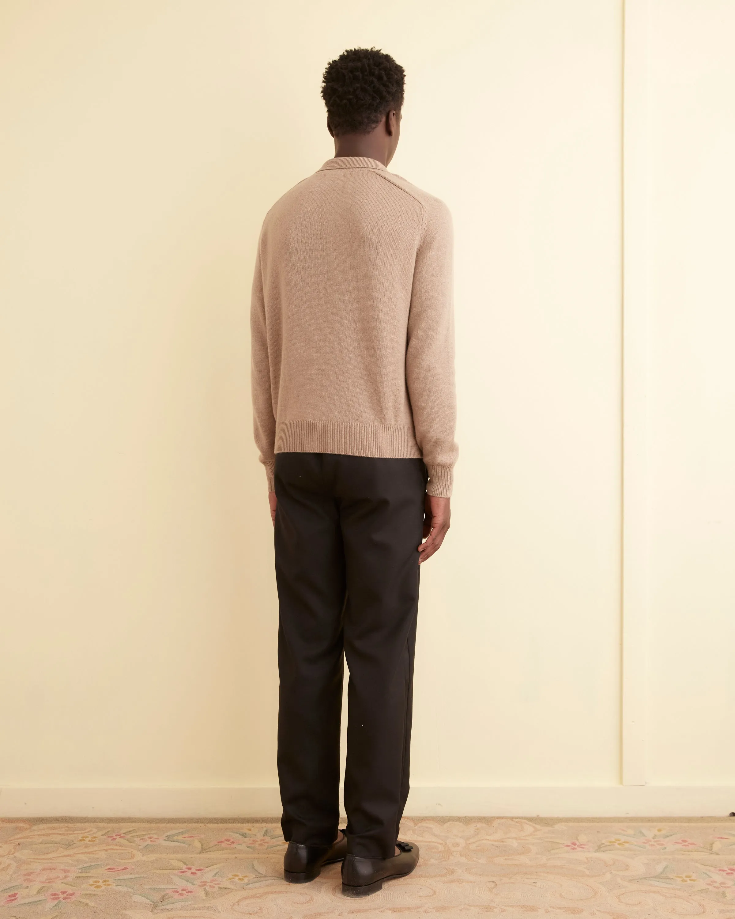 Cashmere Polo - Oatmeal sold by BODE product image thumbnail 3