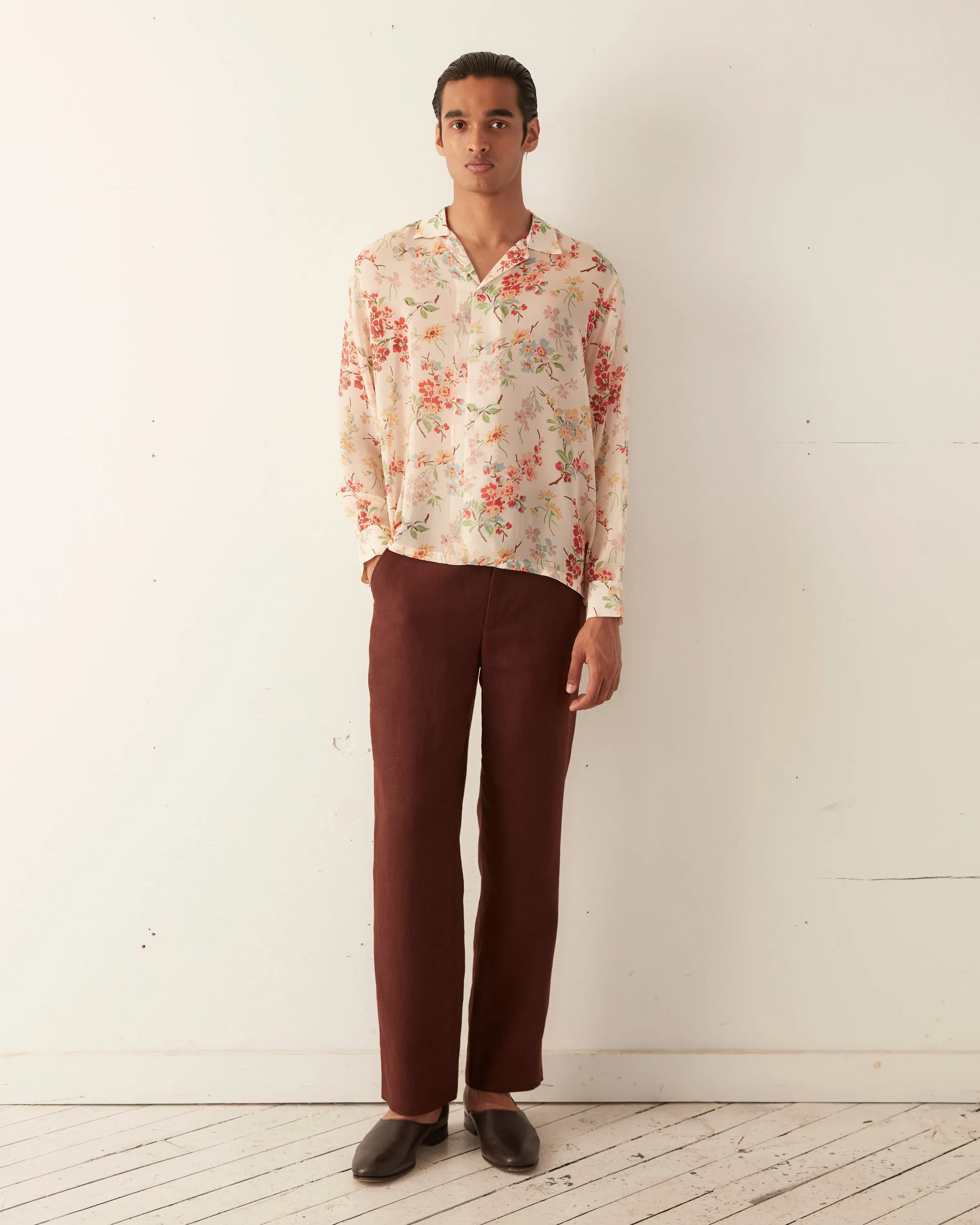 Flowering Crabapple Long Sleeve Shirt sold by BODE