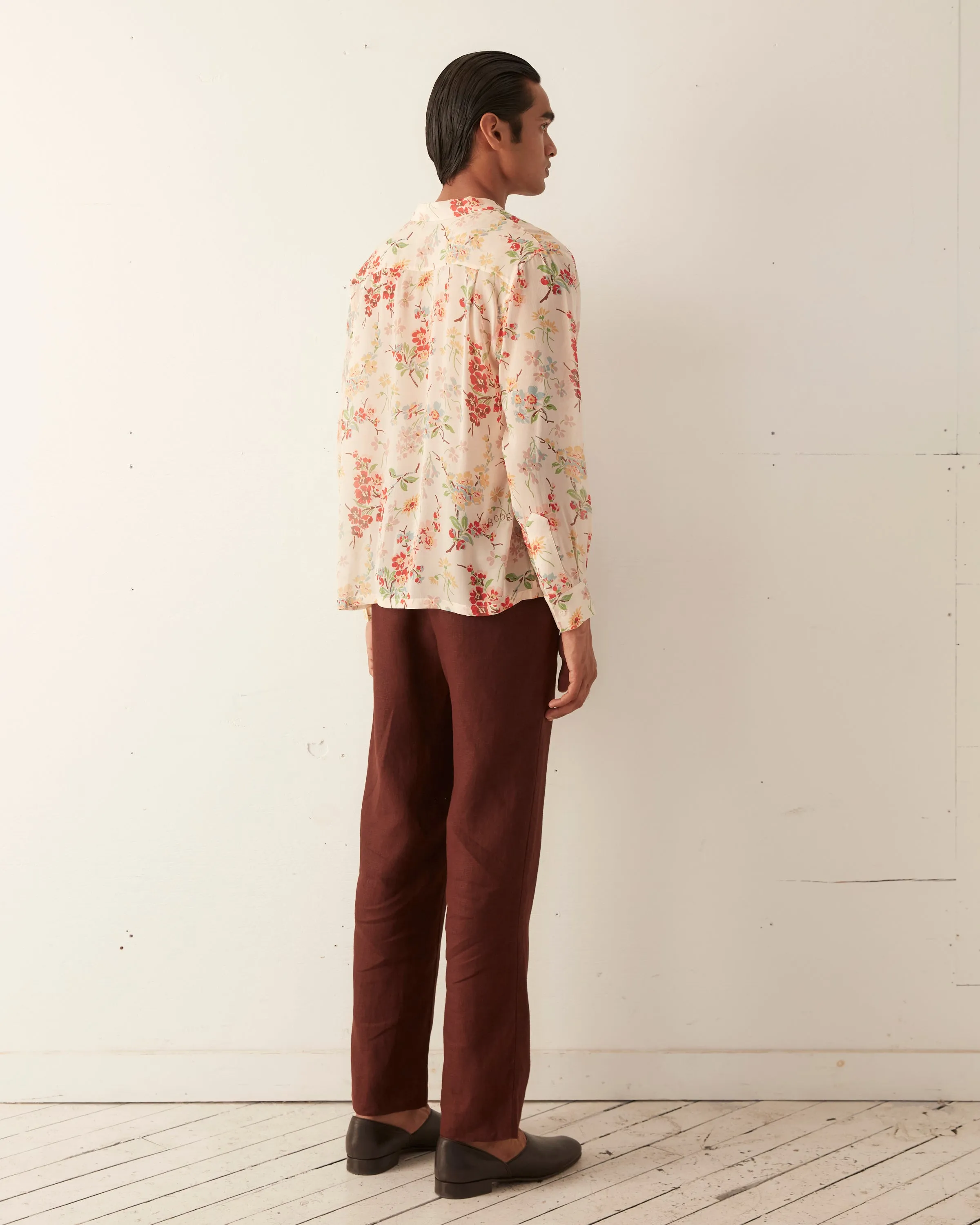 Flowering Crabapple Long Sleeve Shirt sold by BODE product image thumbnail 4