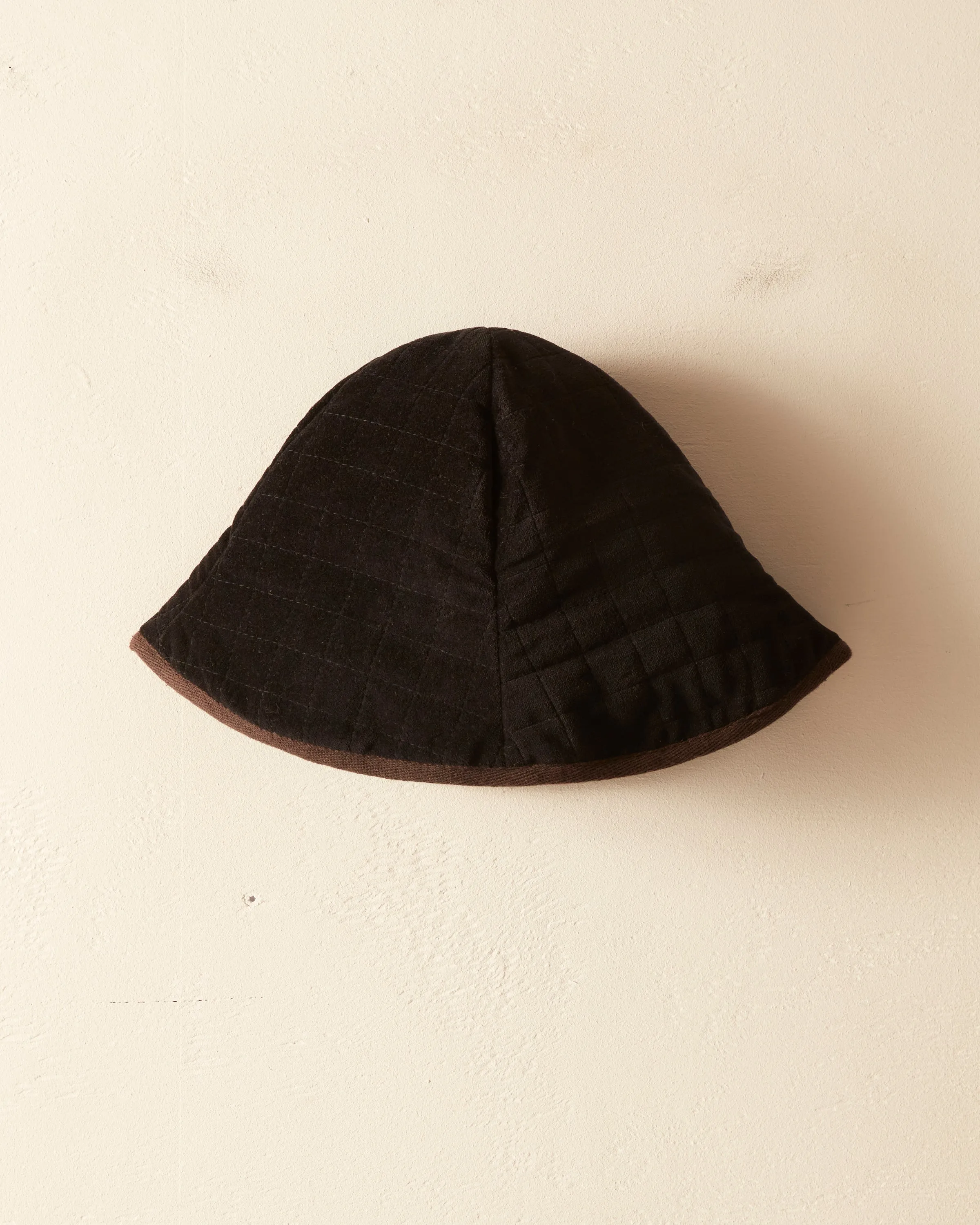 Quilted Velvet Hump Hat sold by BODE