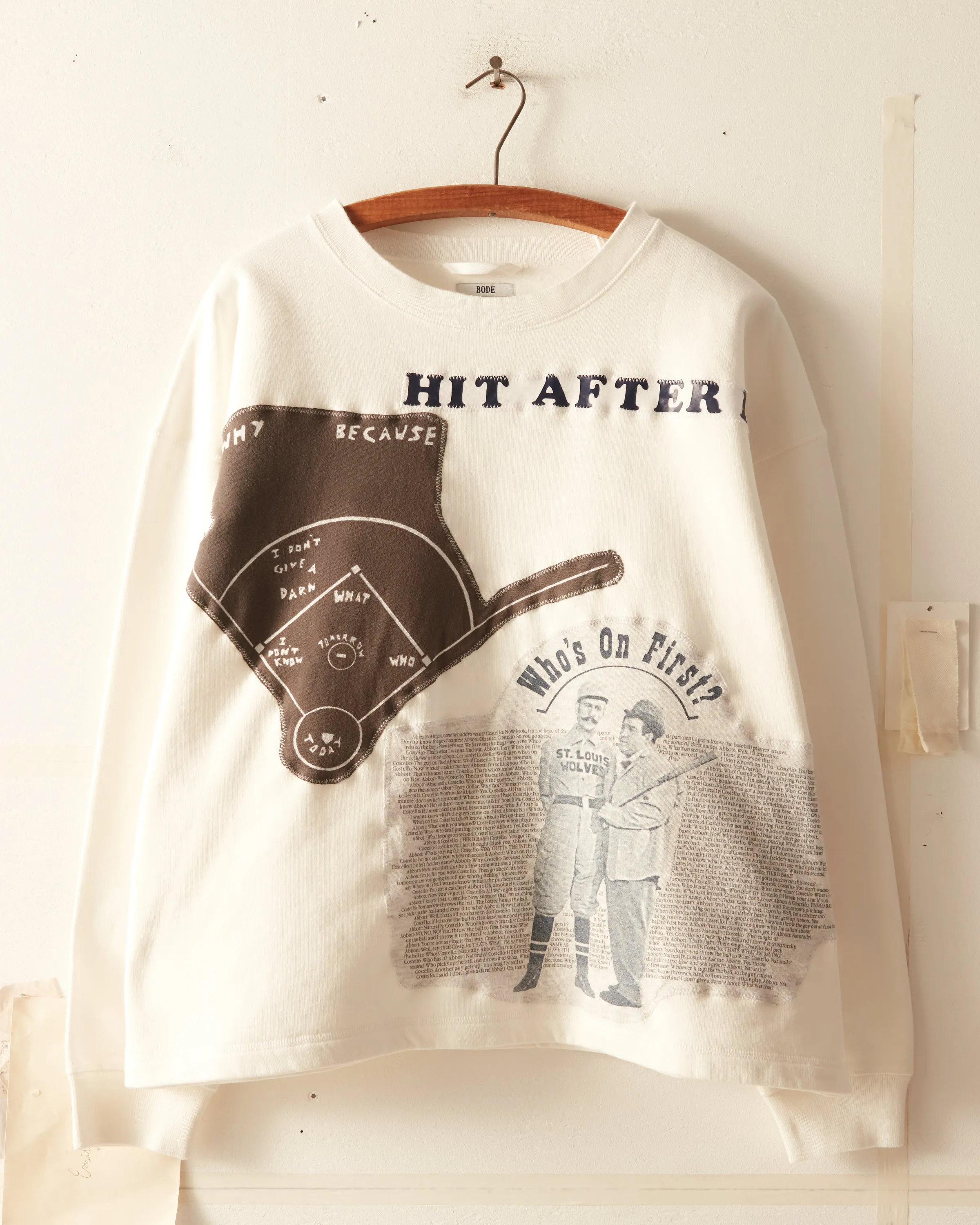 Batter Tommy Sweatshirt - M/L sold by BODE