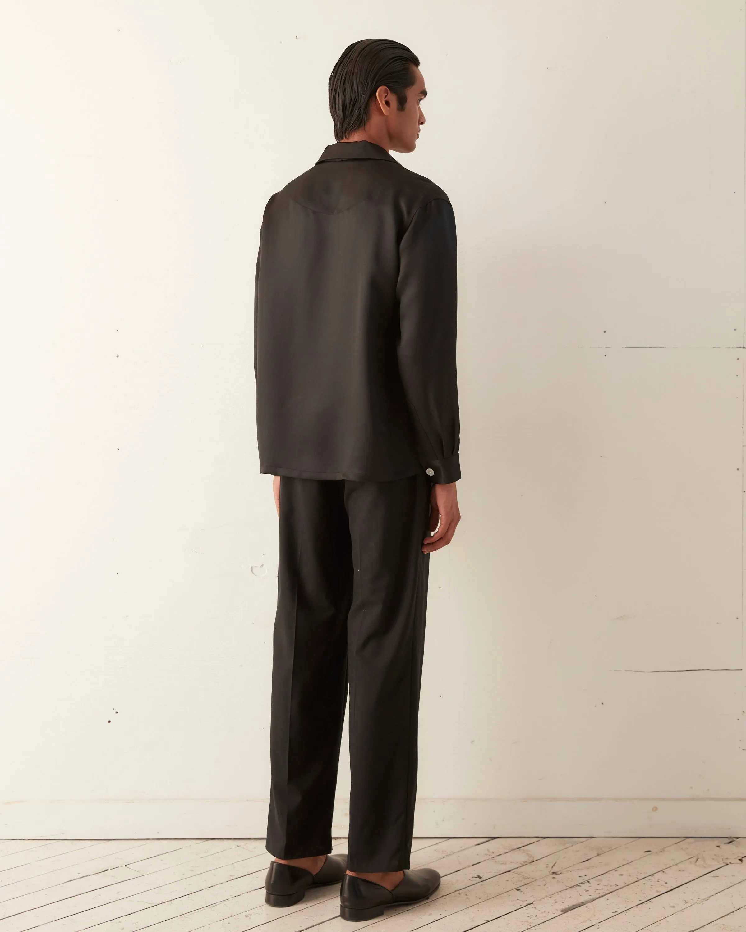 Embroidered Leafwing Long Sleeve Shirt sold by BODE product image thumbnail 4