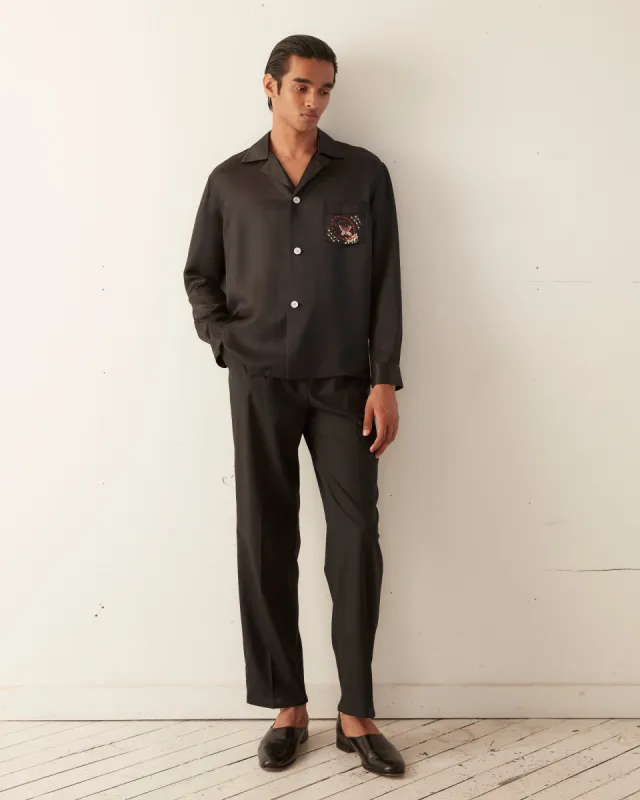 Embroidered Leafwing Long Sleeve Shirt sold by BODE