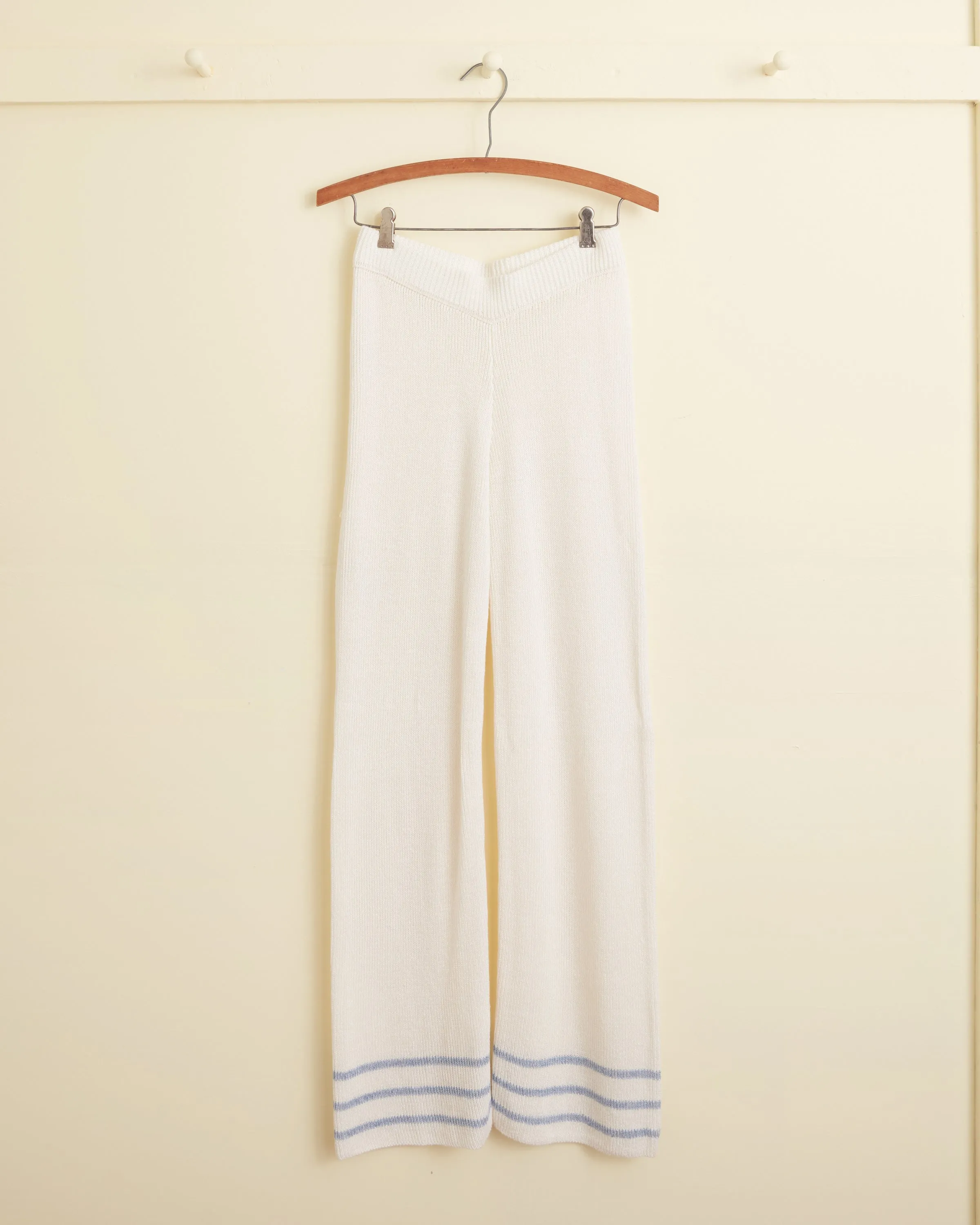 Quincy Stripe Joggers - Cream sold by BODE product image thumbnail 4