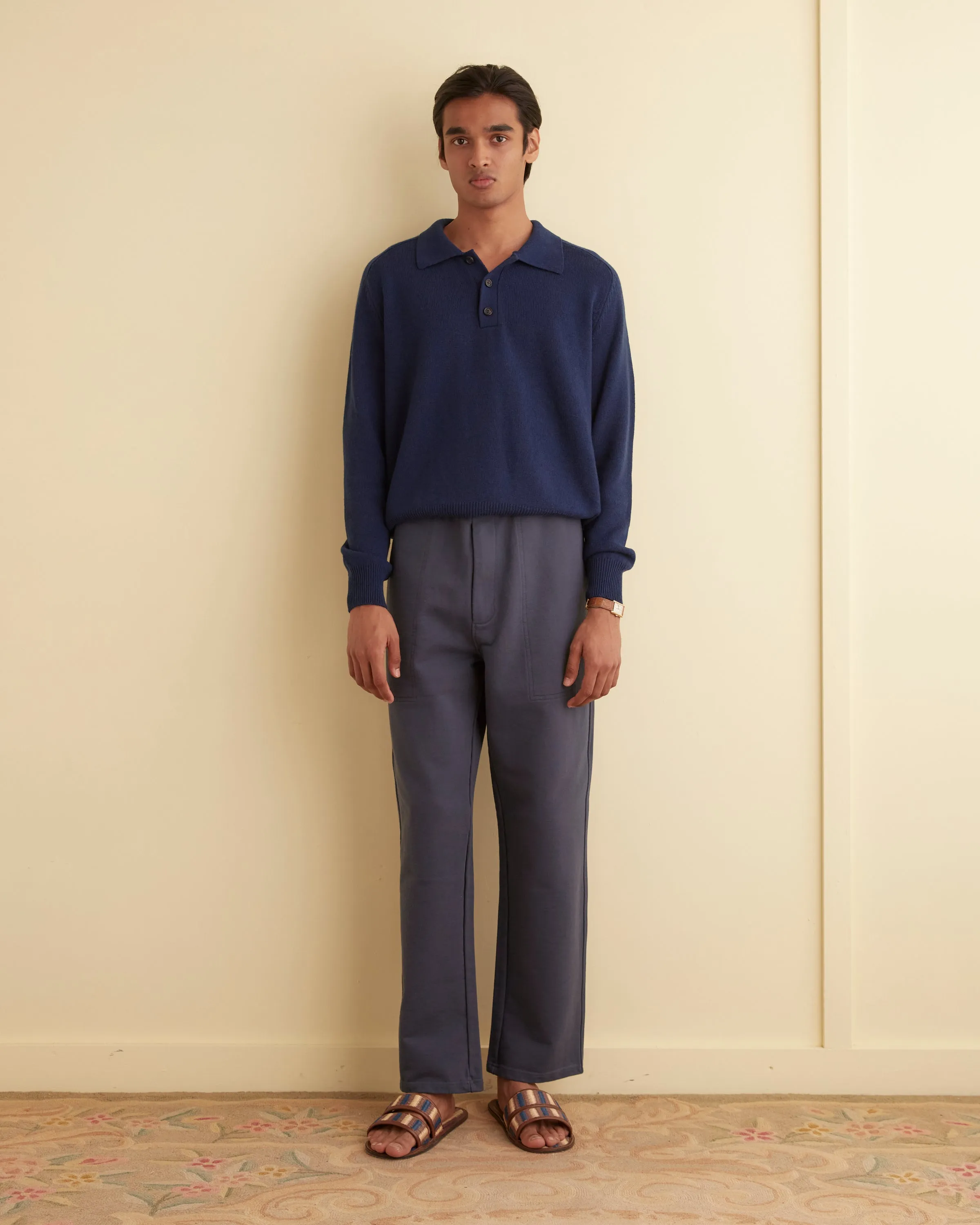 Sweatpants - Navy sold by BODE