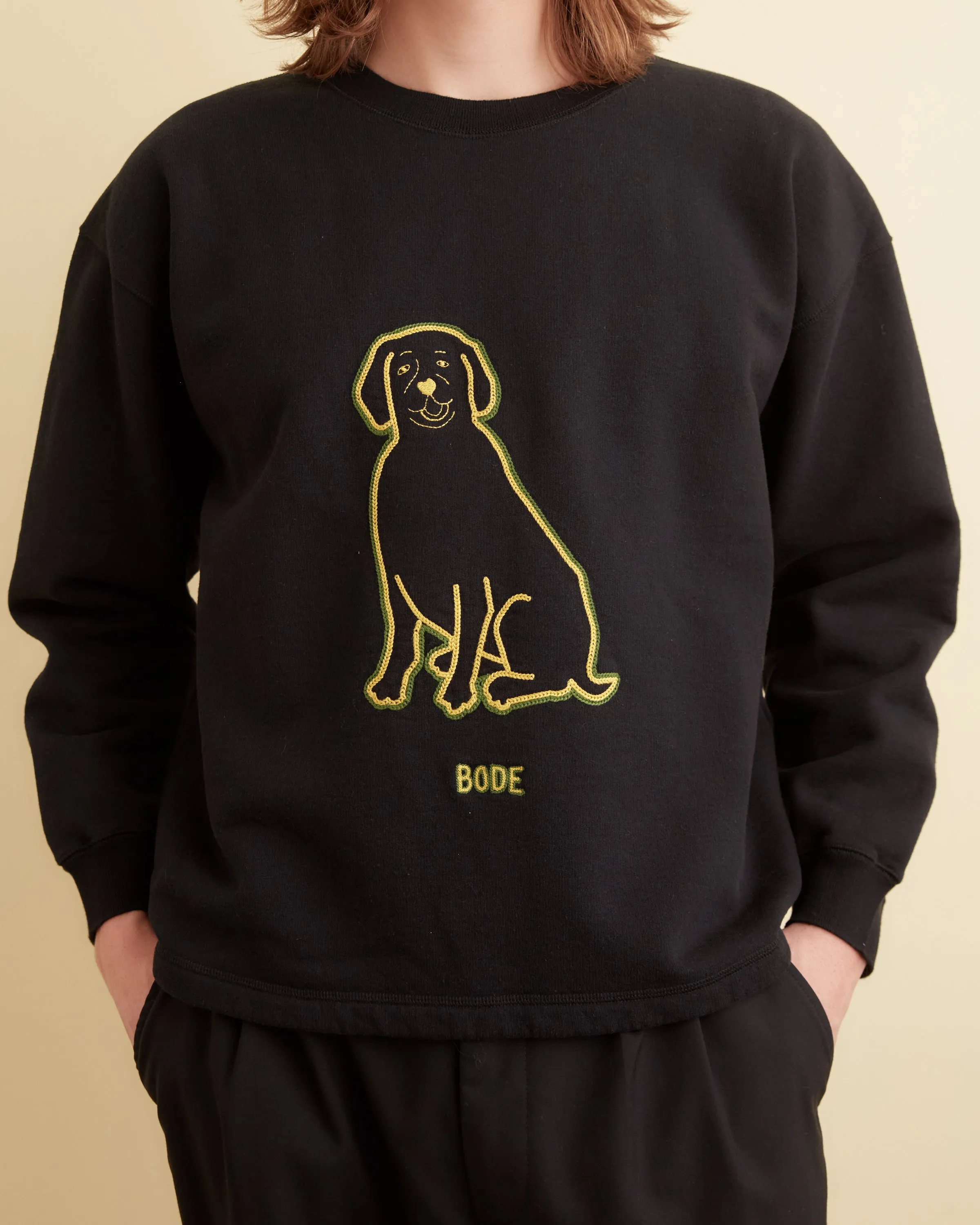 Embroidered Dog Crewneck sold by BODE product image thumbnail 2
