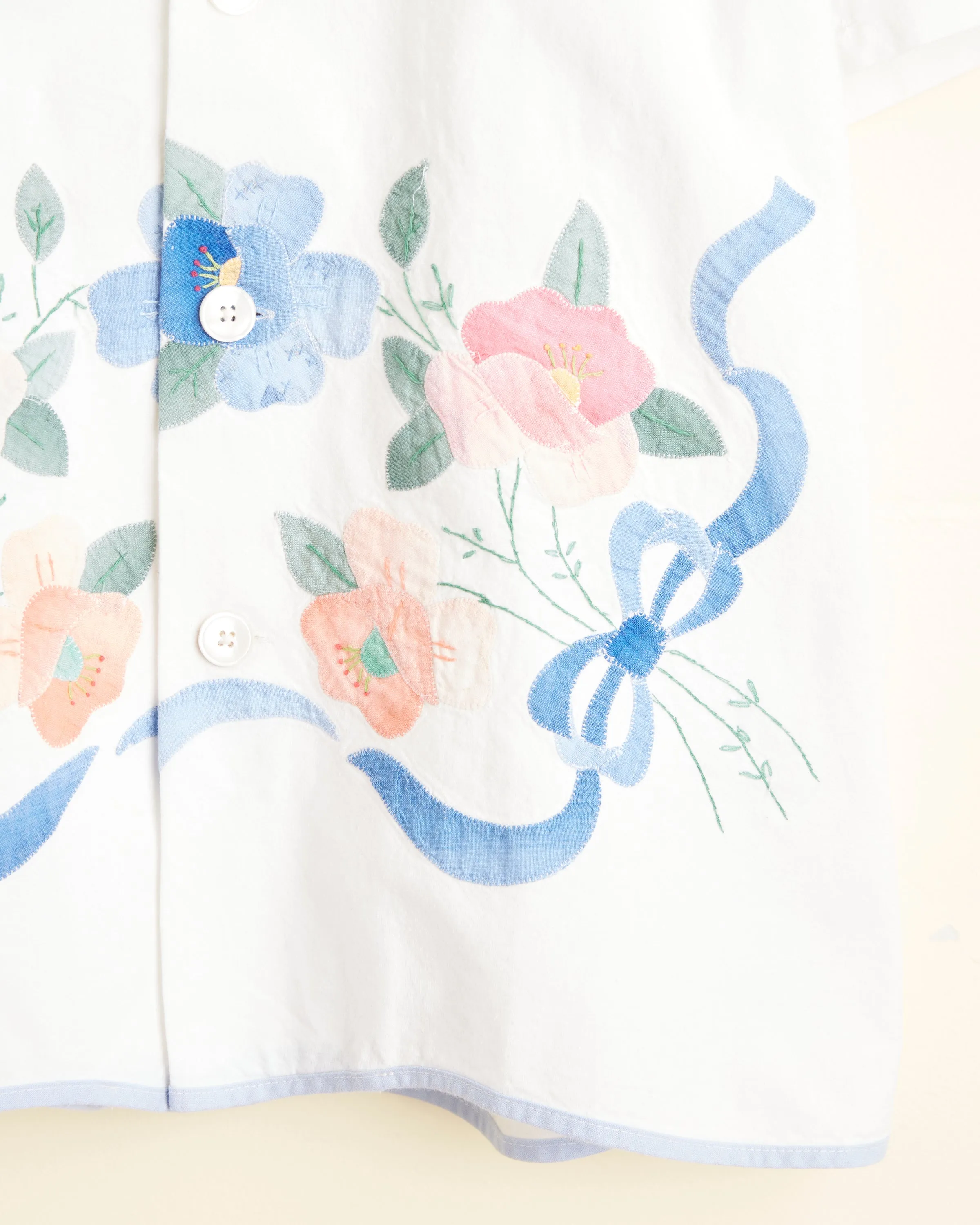 Iris Ribbon Short Sleeve Shirt - S sold by BODE product image thumbnail 2