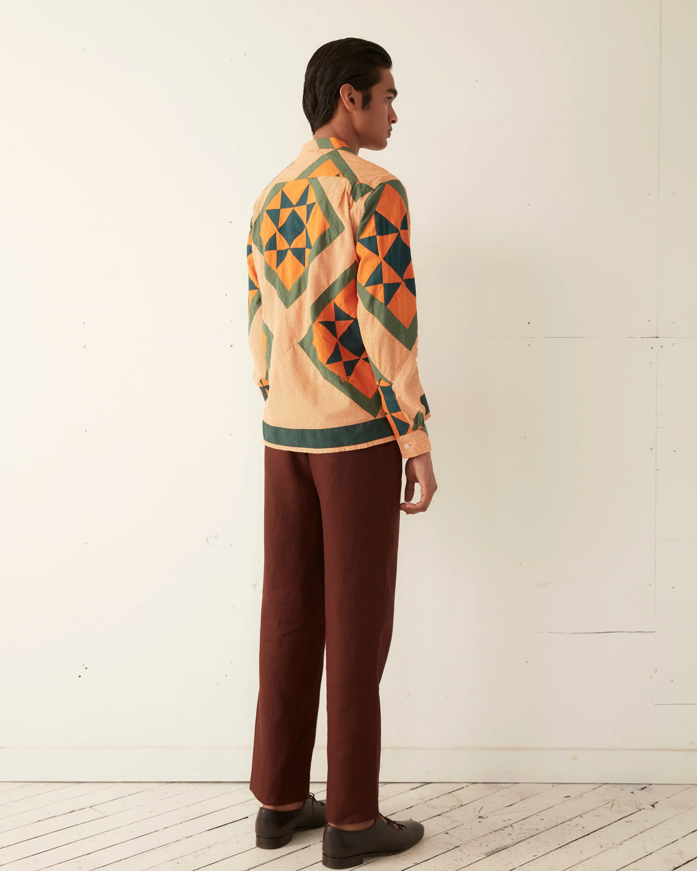 Star Quilt Long Sleeve Shirt sold by BODE product image thumbnail 4