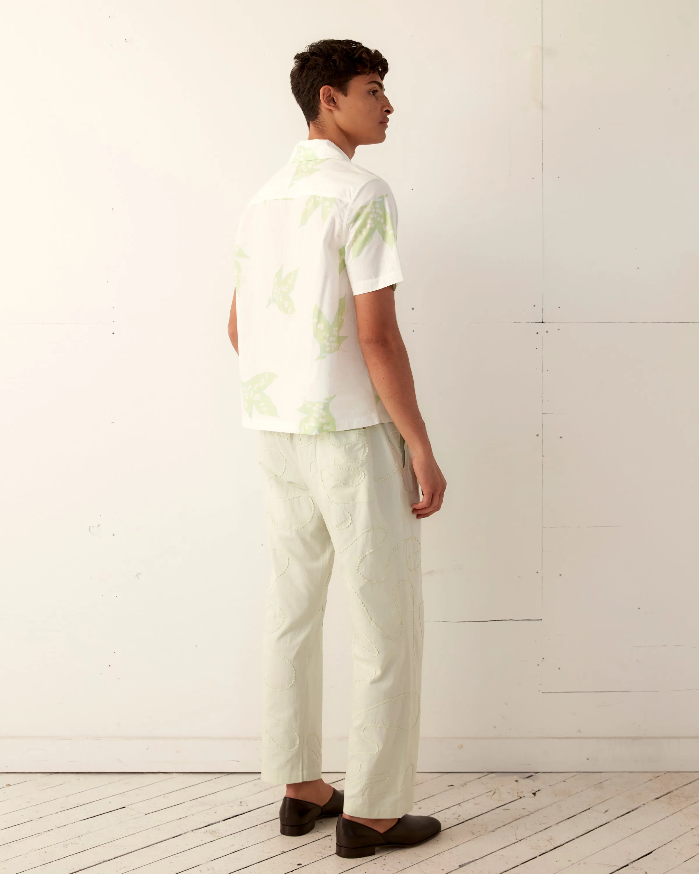 Lily of the Valley Short Sleeve Shirt sold by BODE product image thumbnail 4