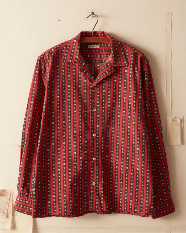 Flower Ribbon Long Sleeve Shirt - S/M sold by BODE