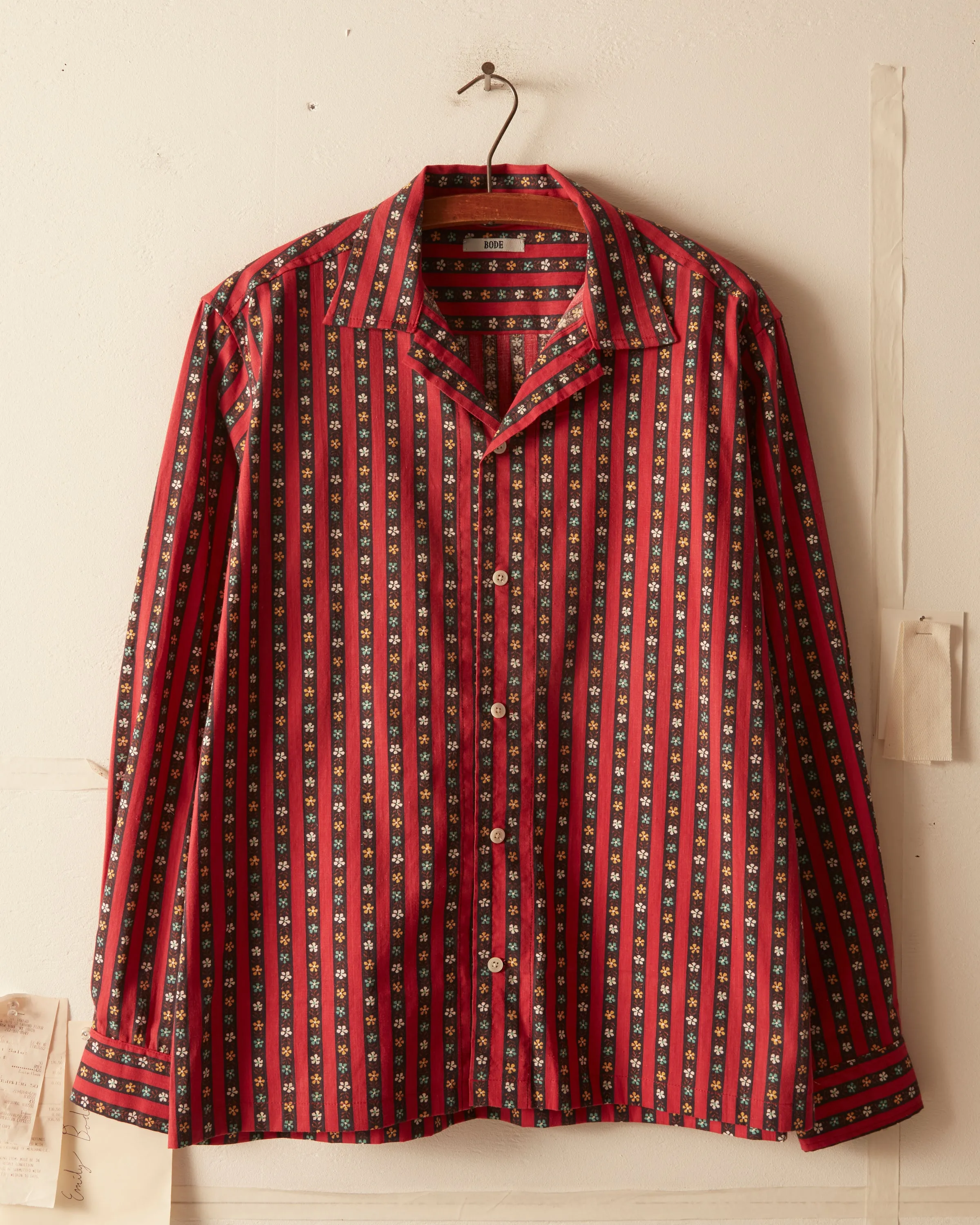 Flower Ribbon Long Sleeve Shirt - S/M sold by BODE