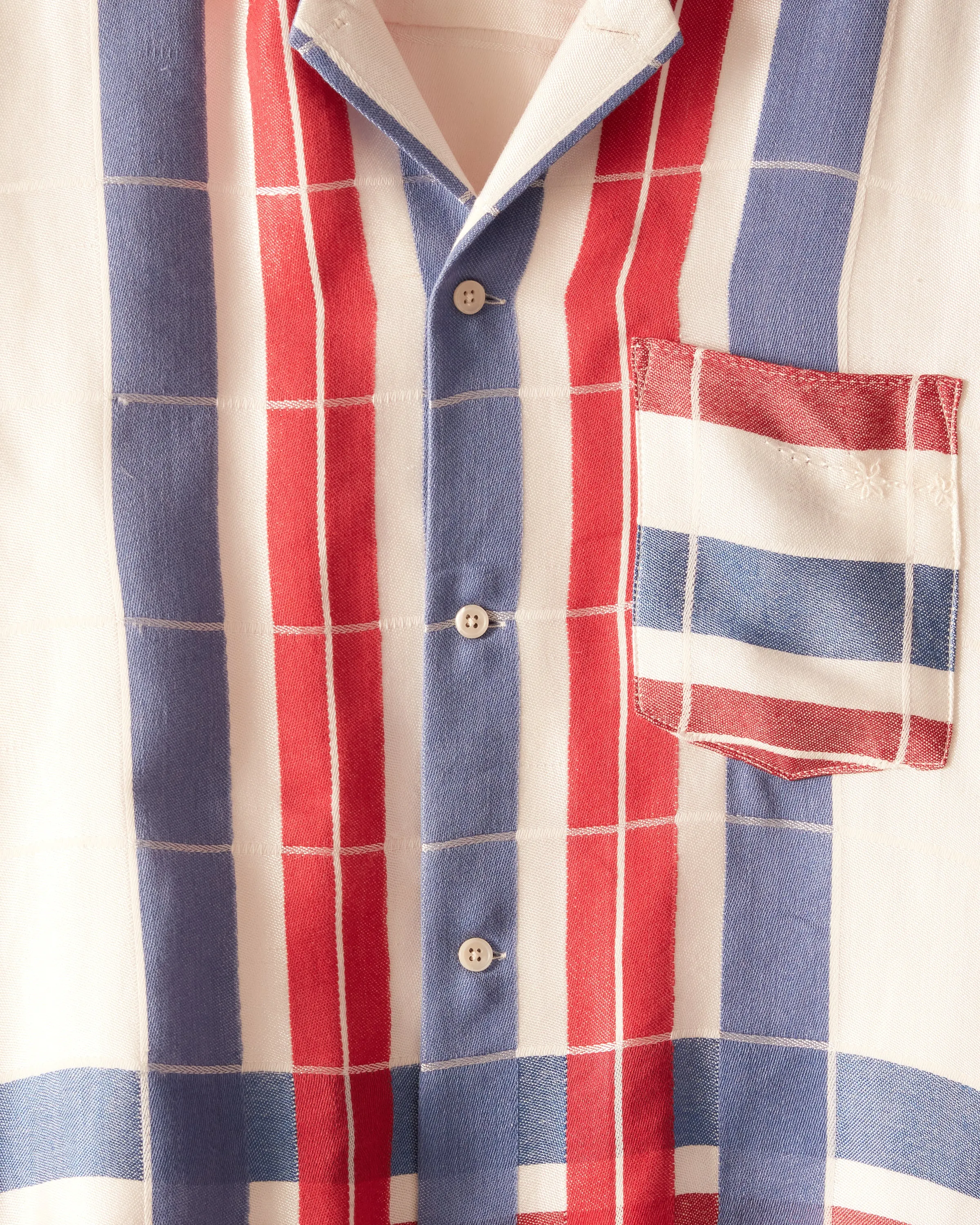 Pennant Plaid Short Sleeve Shirt - M/L sold by BODE product image thumbnail 2