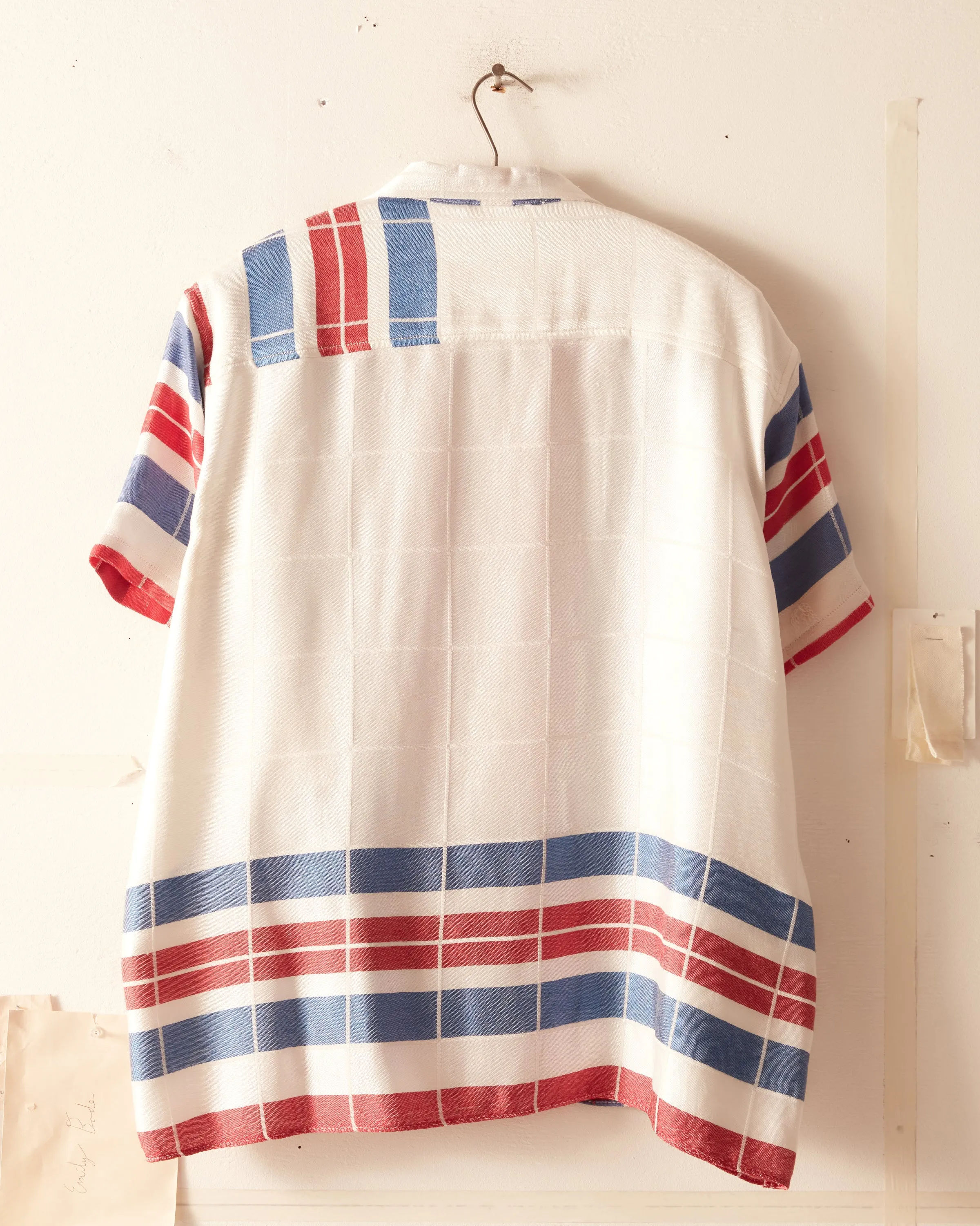 Pennant Plaid Short Sleeve Shirt - M/L sold by BODE product image thumbnail 3