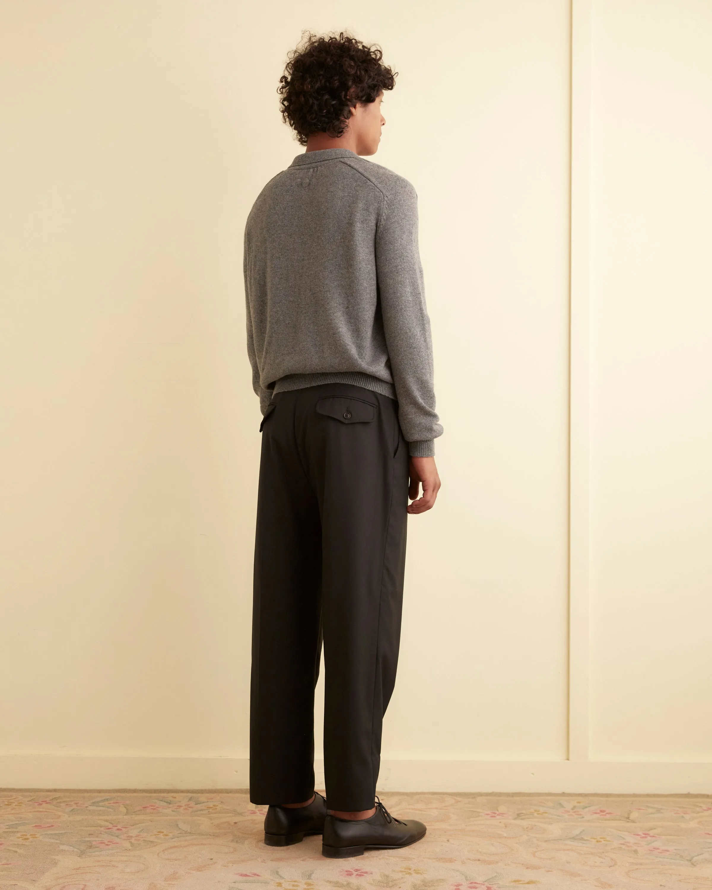 Cashmere Polo - Grey sold by BODE product image thumbnail 3