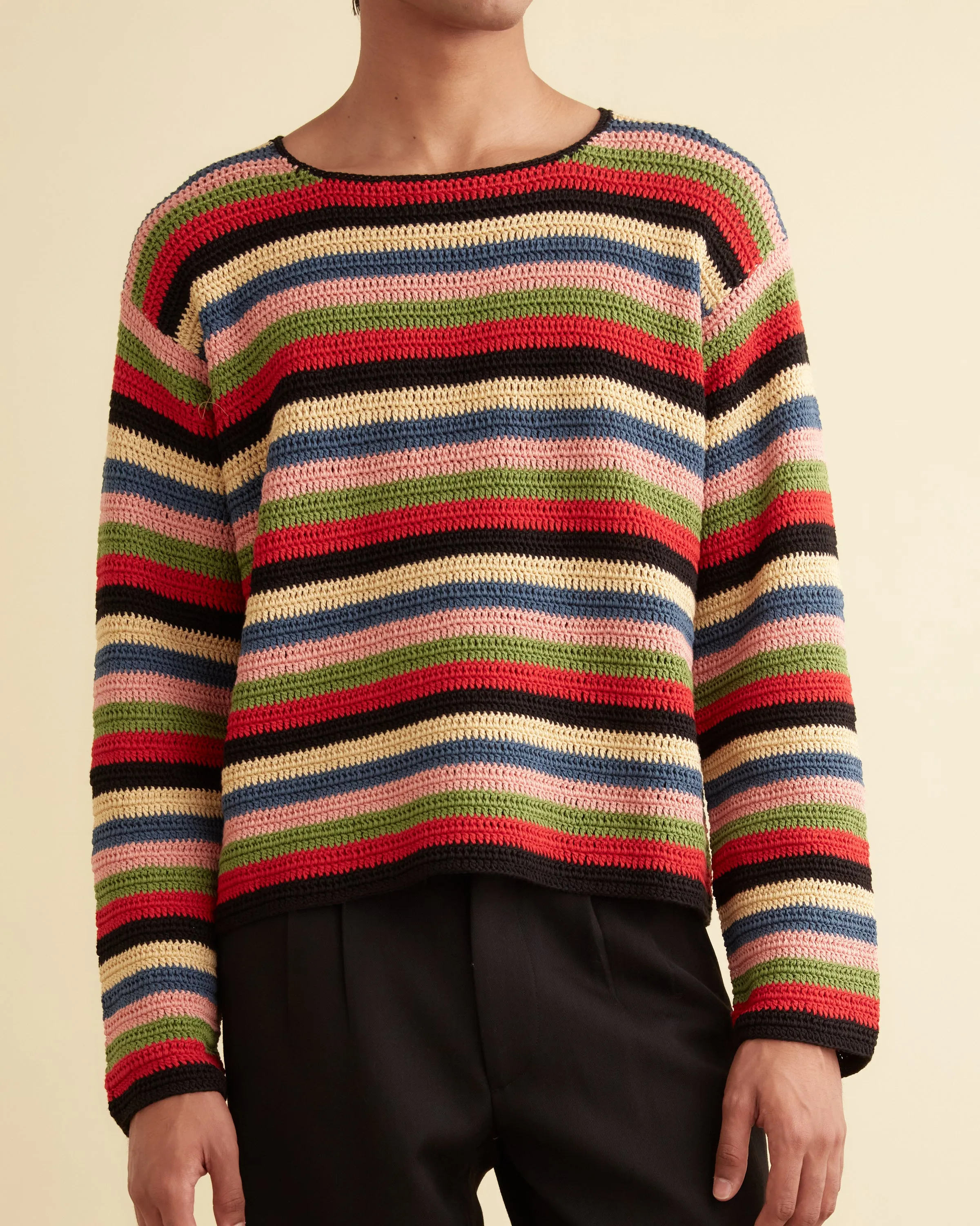 Village Stripe Pullover sold by BODE product image thumbnail 2