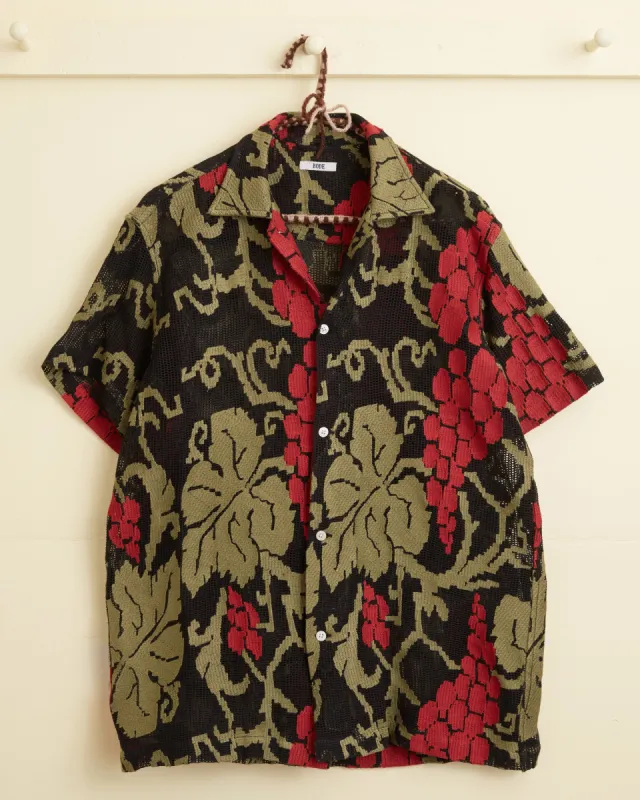 Vineyard Mesh Short Sleeve Shirt sold by BODE