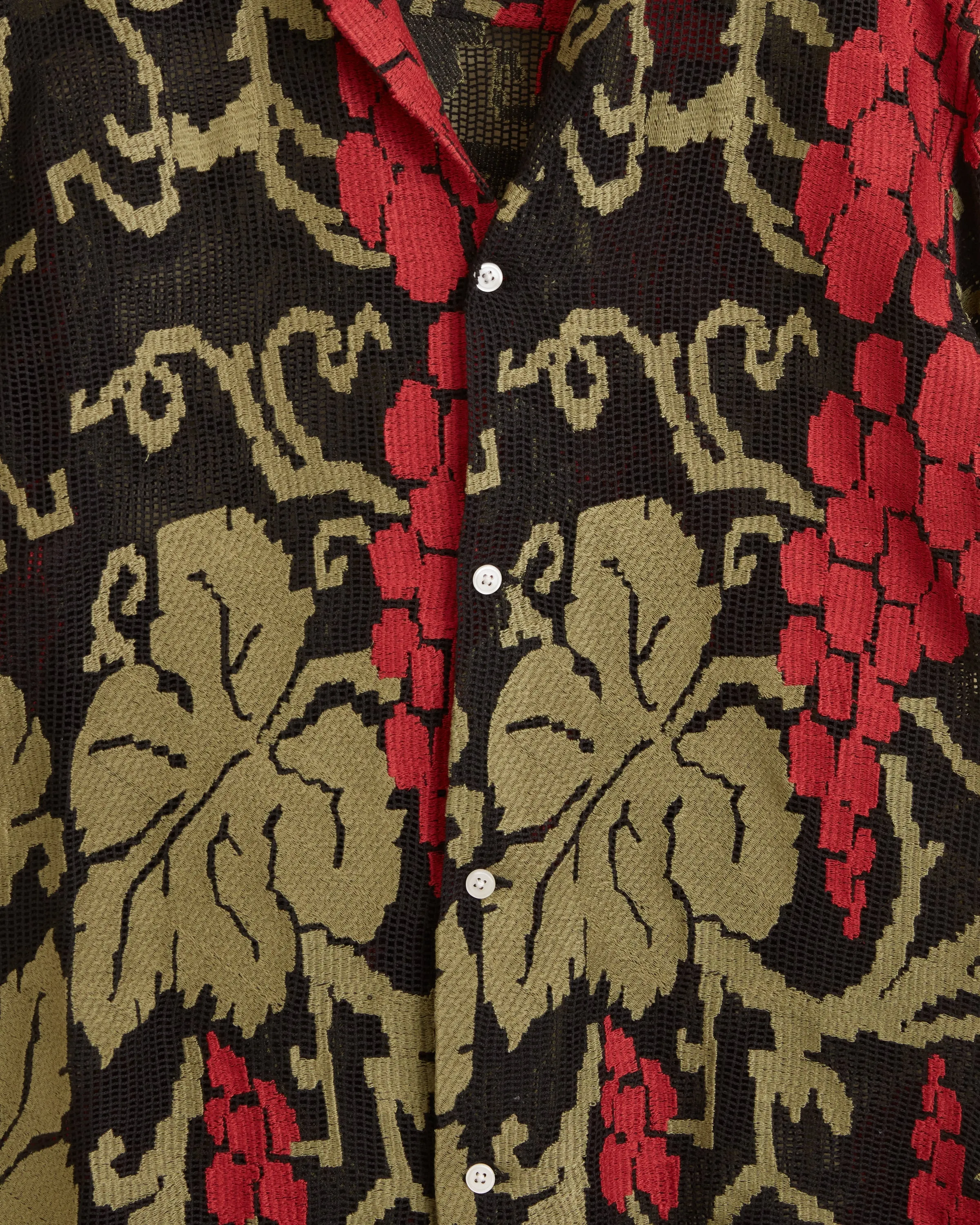 Vineyard Mesh Short Sleeve Shirt sold by BODE product image thumbnail 2