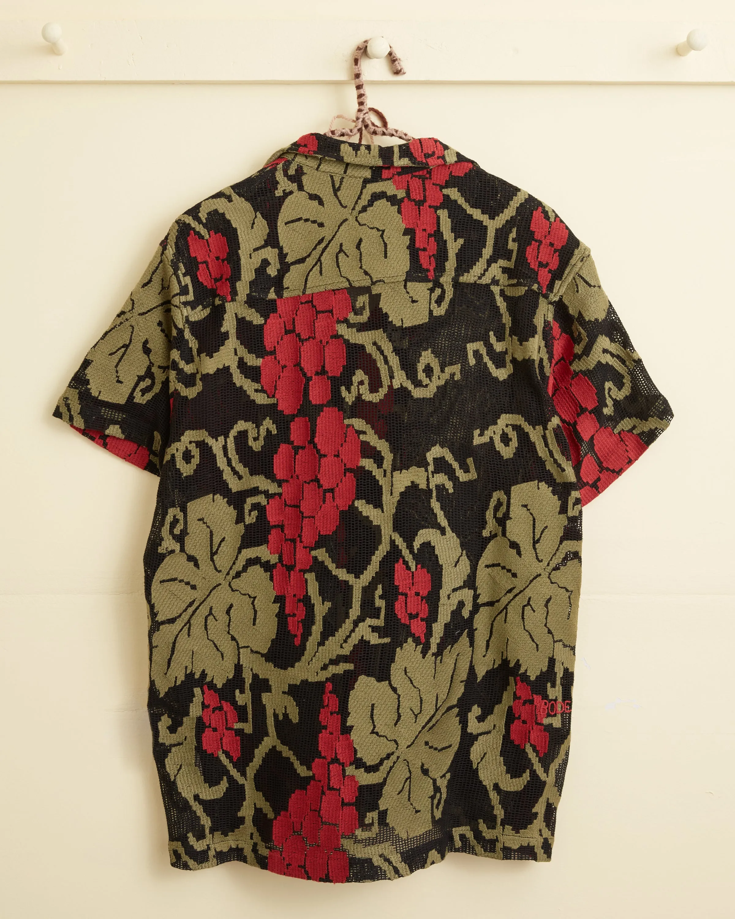 Vineyard Mesh Short Sleeve Shirt sold by BODE product image thumbnail 3