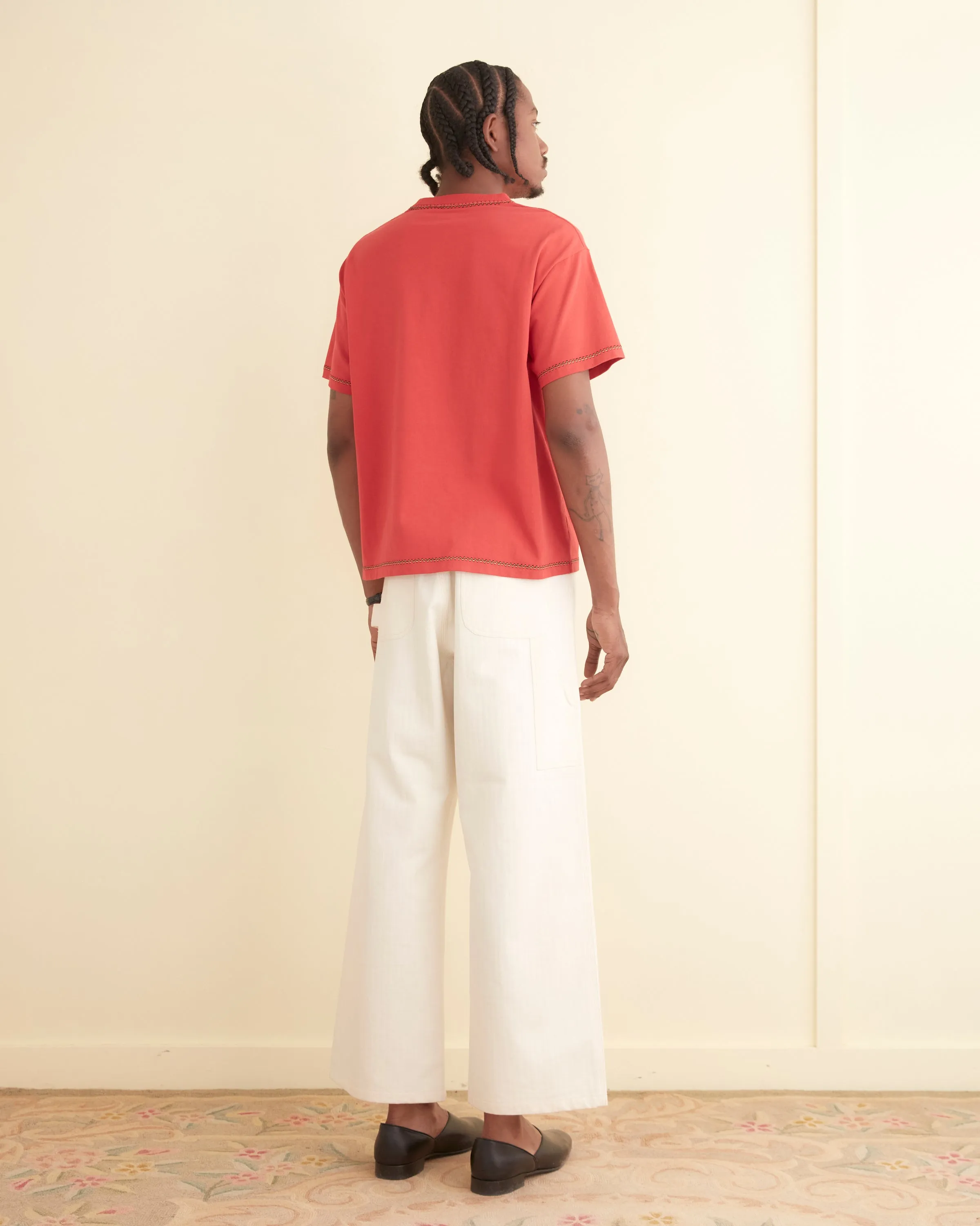 Twin Parakeet Tee - Red sold by BODE product image thumbnail 3