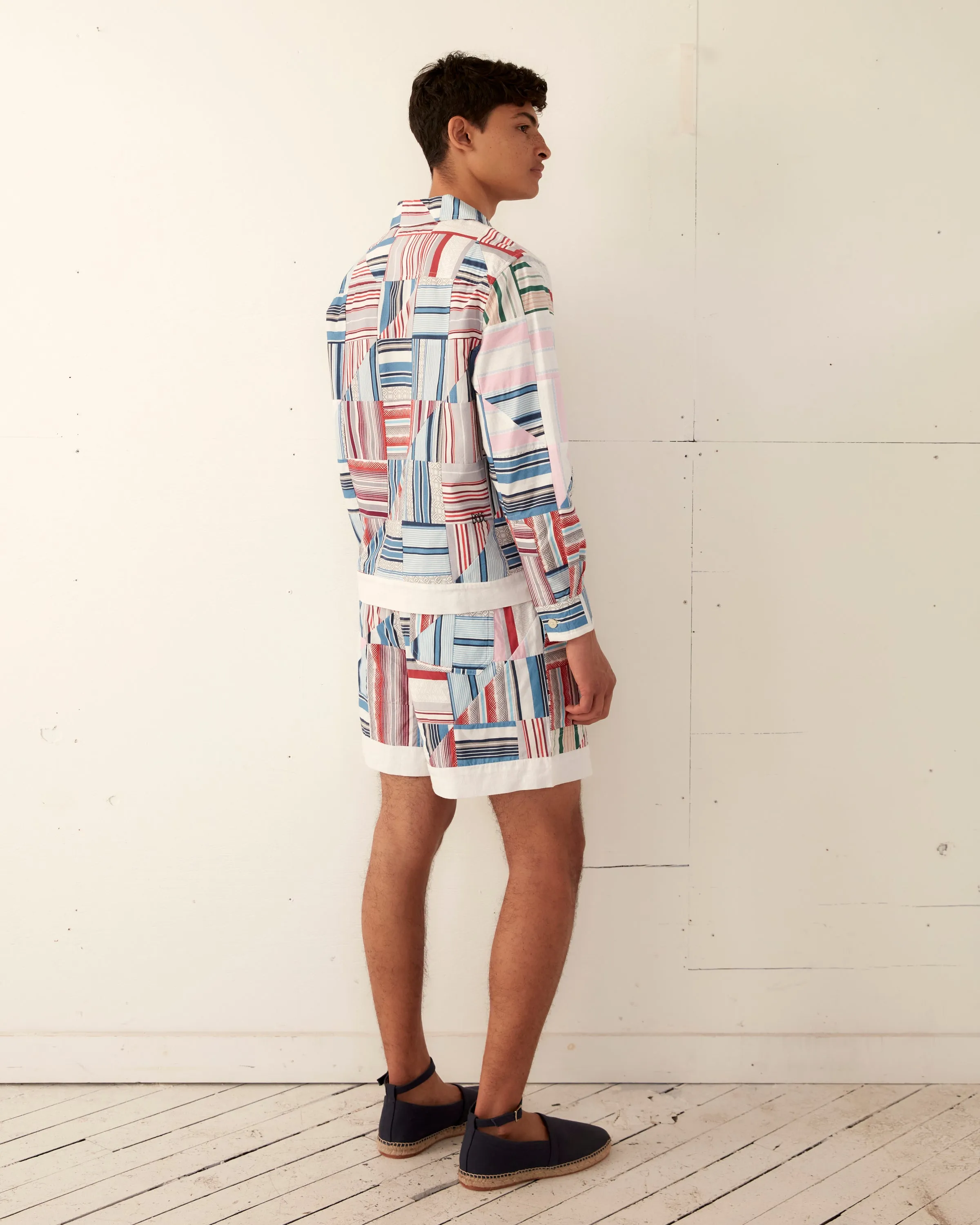 Patchwork Oxford Shorts sold by BODE product image thumbnail 4