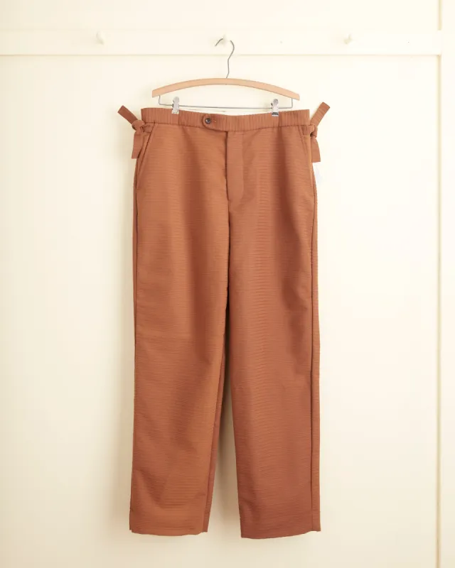 Cocoa Textured Trousers - 36 sold by BODE