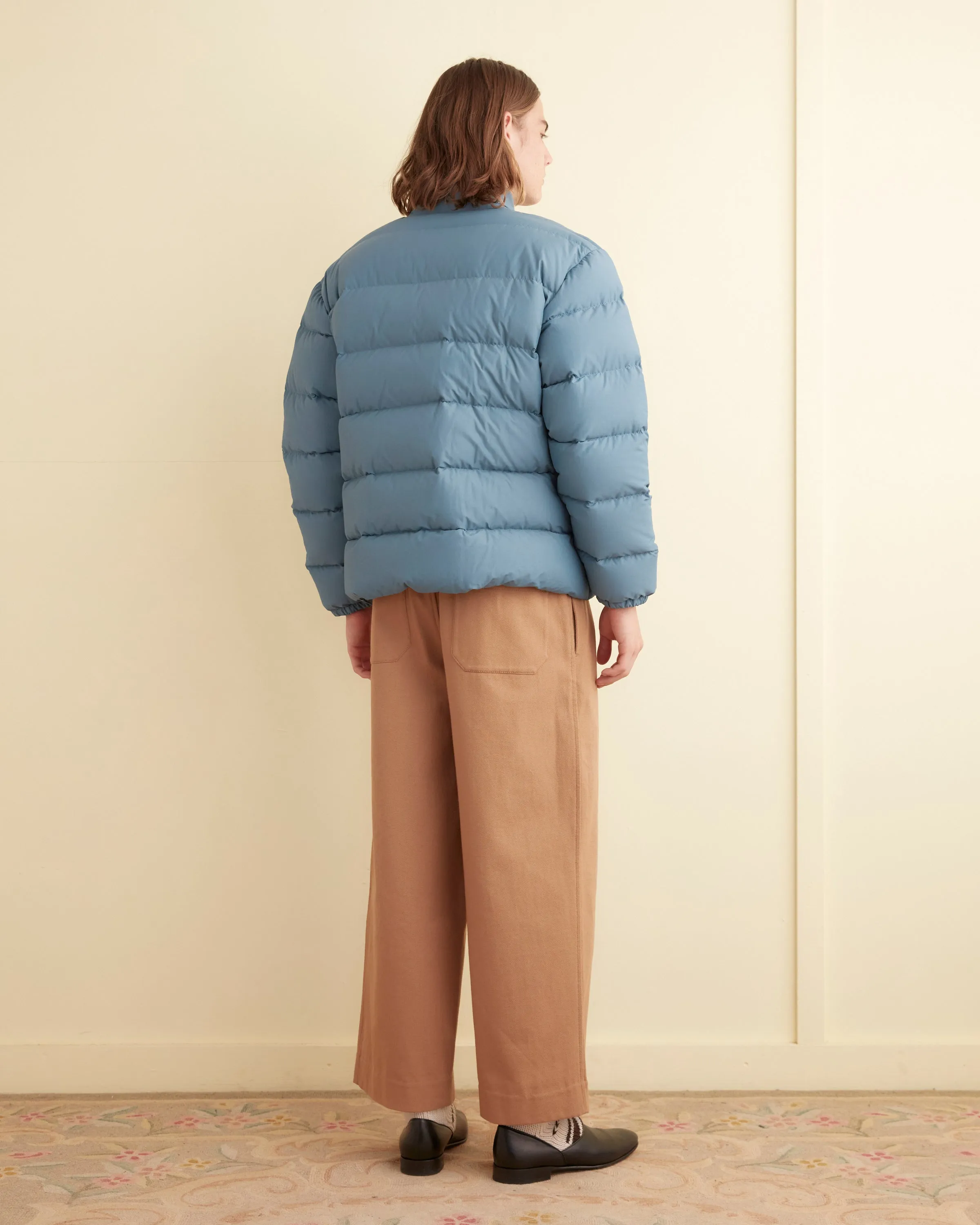 Burlington Puffer Jacket - Blue sold by BODE product image thumbnail 3