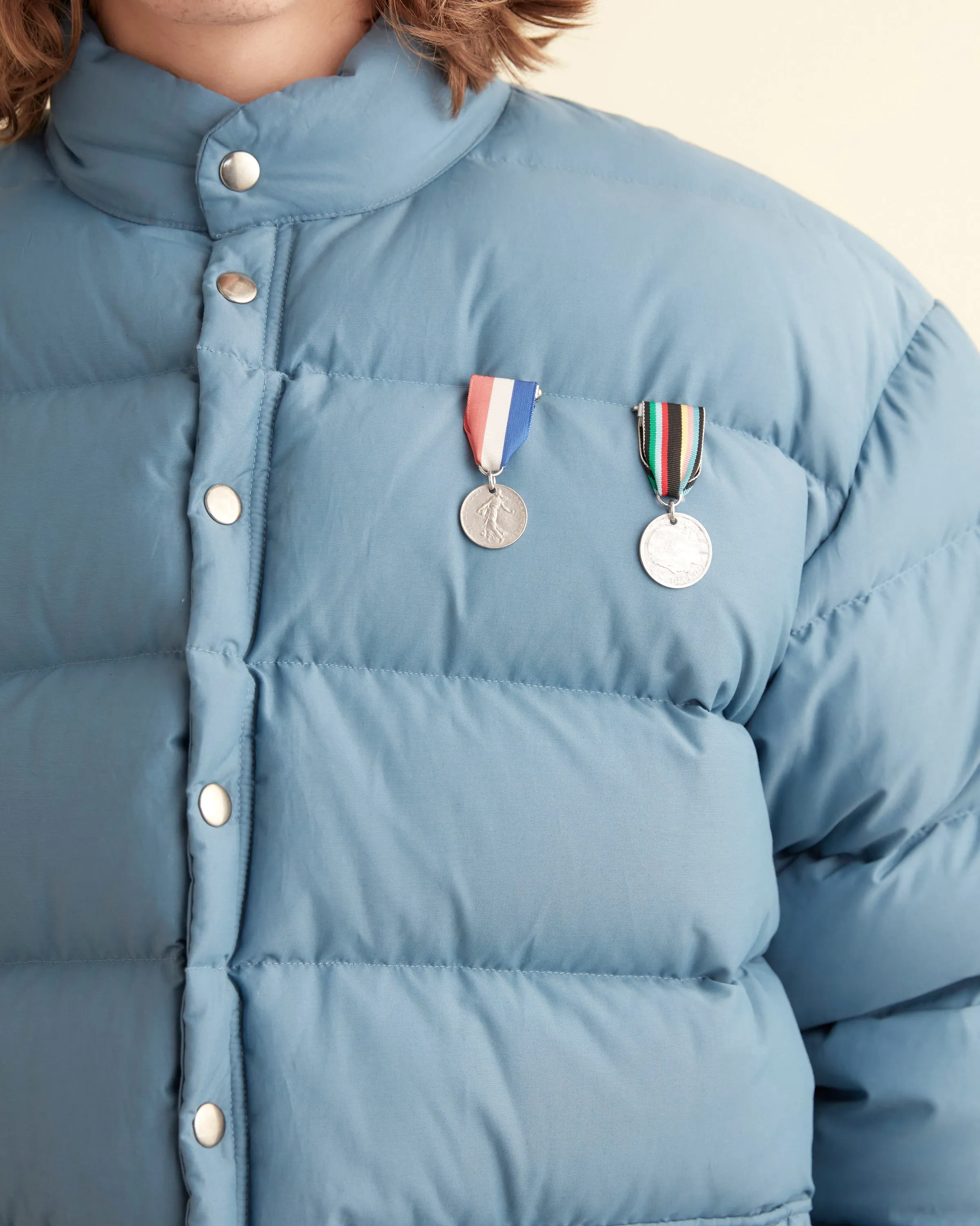 Burlington Puffer Jacket - Blue sold by BODE product image thumbnail 2