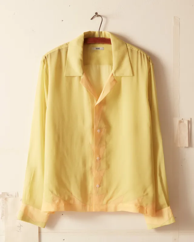 Deco Zig-Zag Long Sleeve Shirt sold by BODE