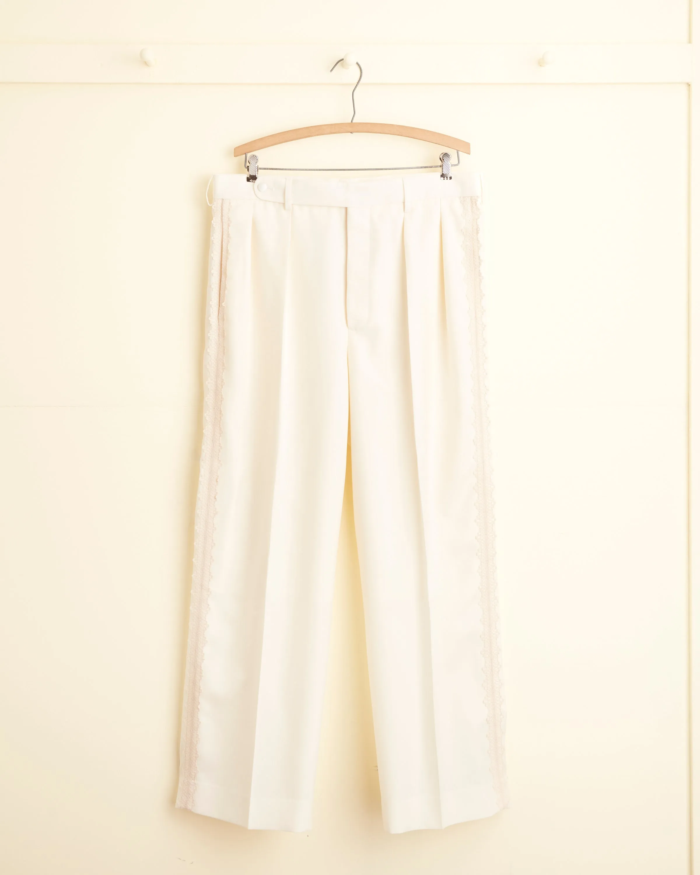 Lacework McNab Trousers sold by BODE