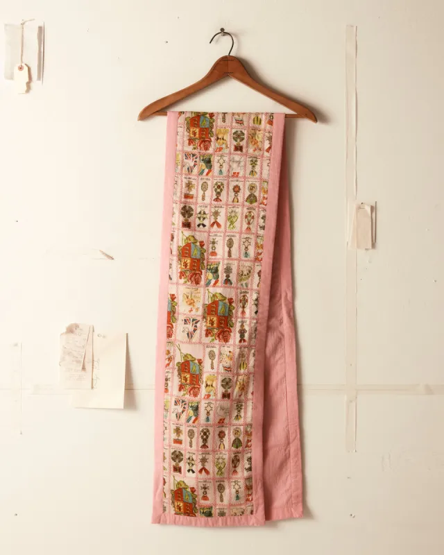 Tobacco Signet Quilt Scarf sold by BODE