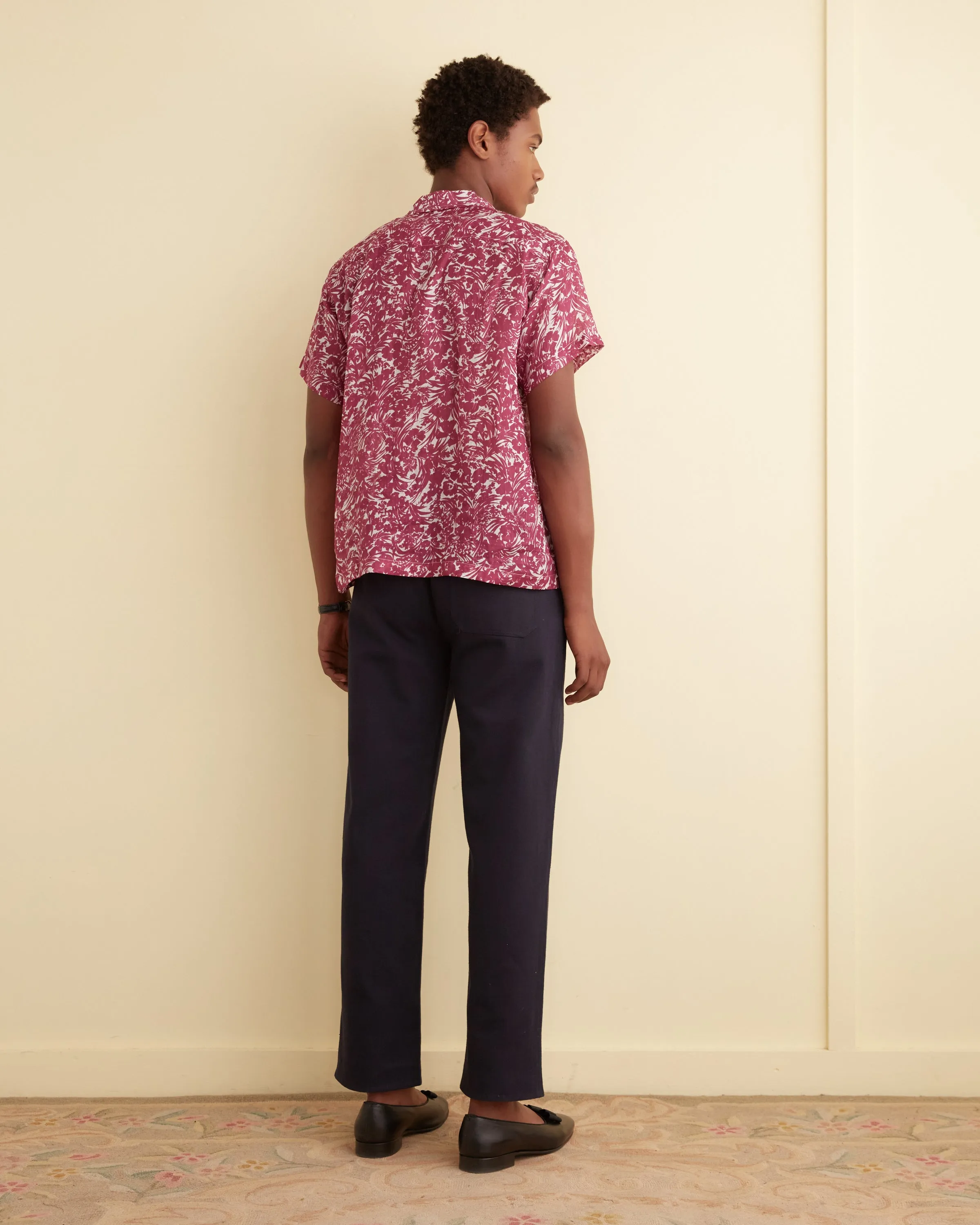 Hibiscus Spray Short Sleeve Shirt sold by BODE product image thumbnail 3