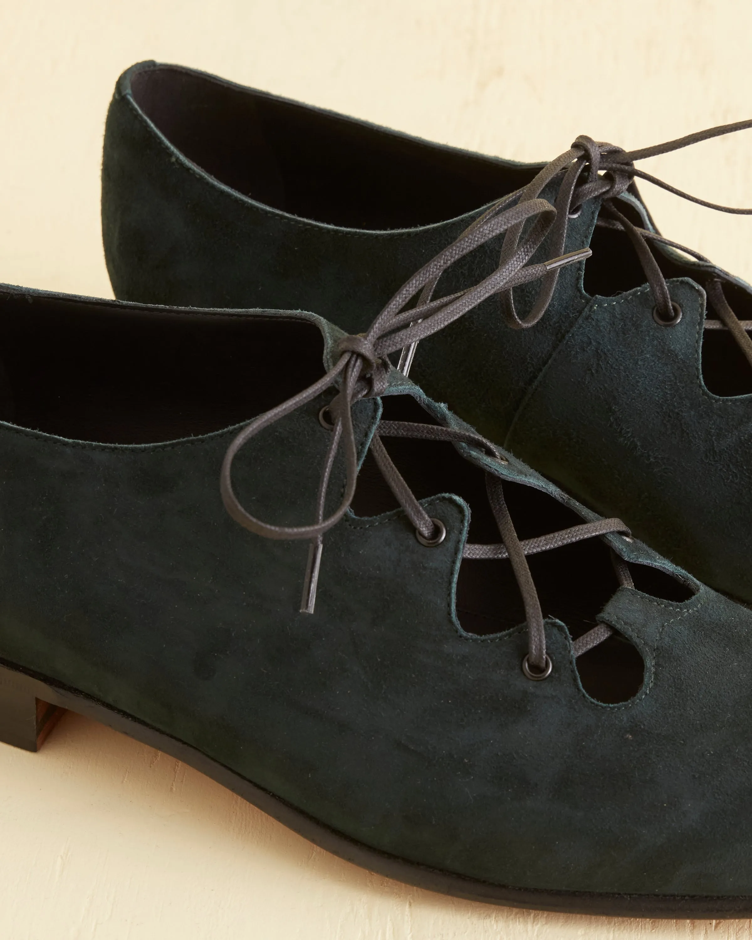 Suede County Clare Shoes - Green sold by BODE product image thumbnail 2