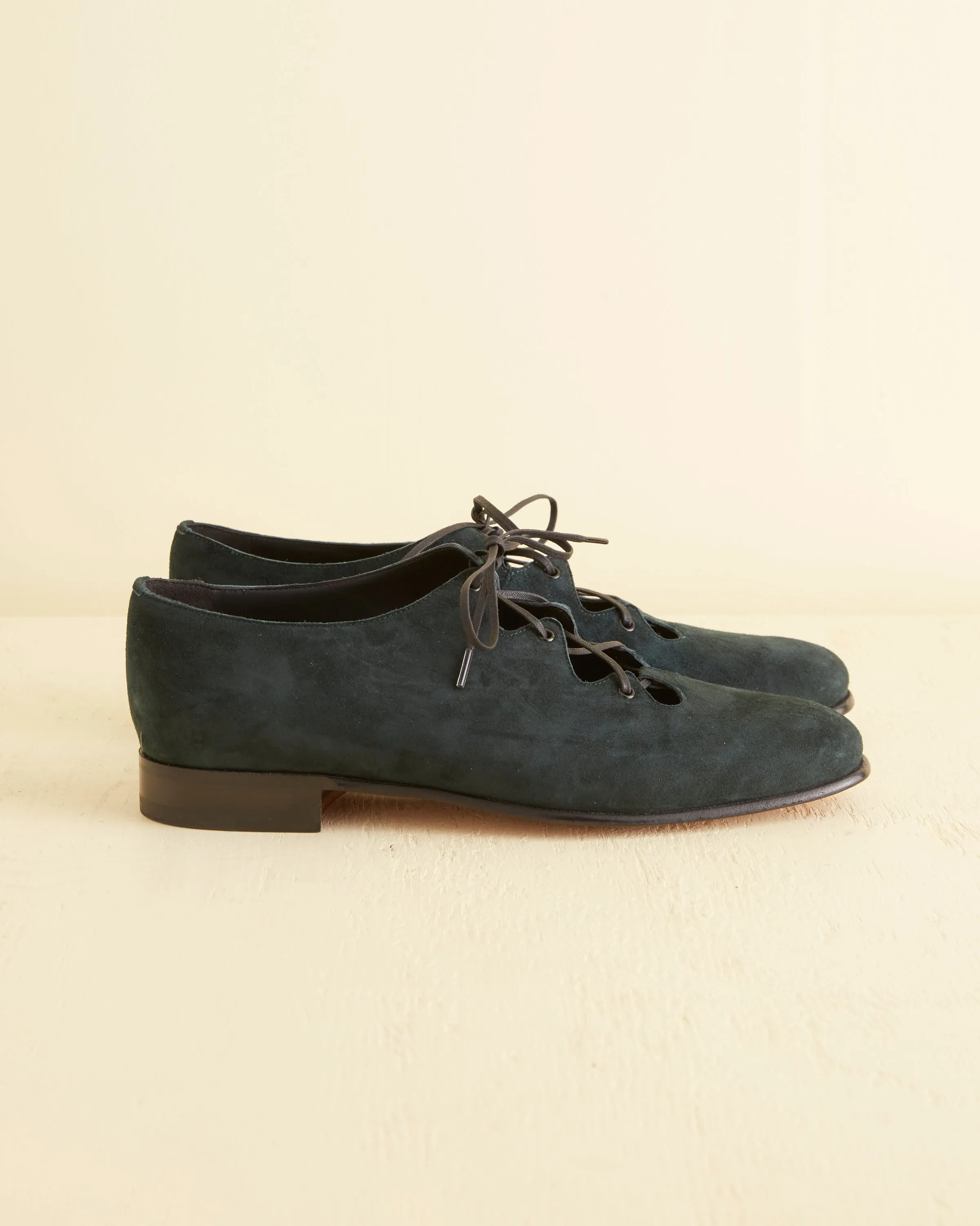 Suede County Clare Shoes - Green sold by BODE product image thumbnail 4