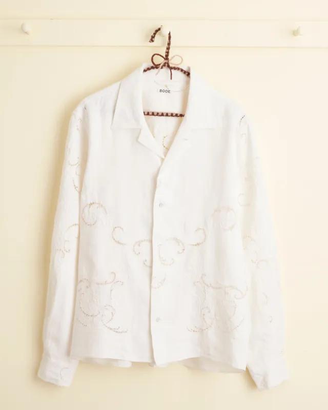 Blooming Season Long Sleeve Shirt - M sold by BODE