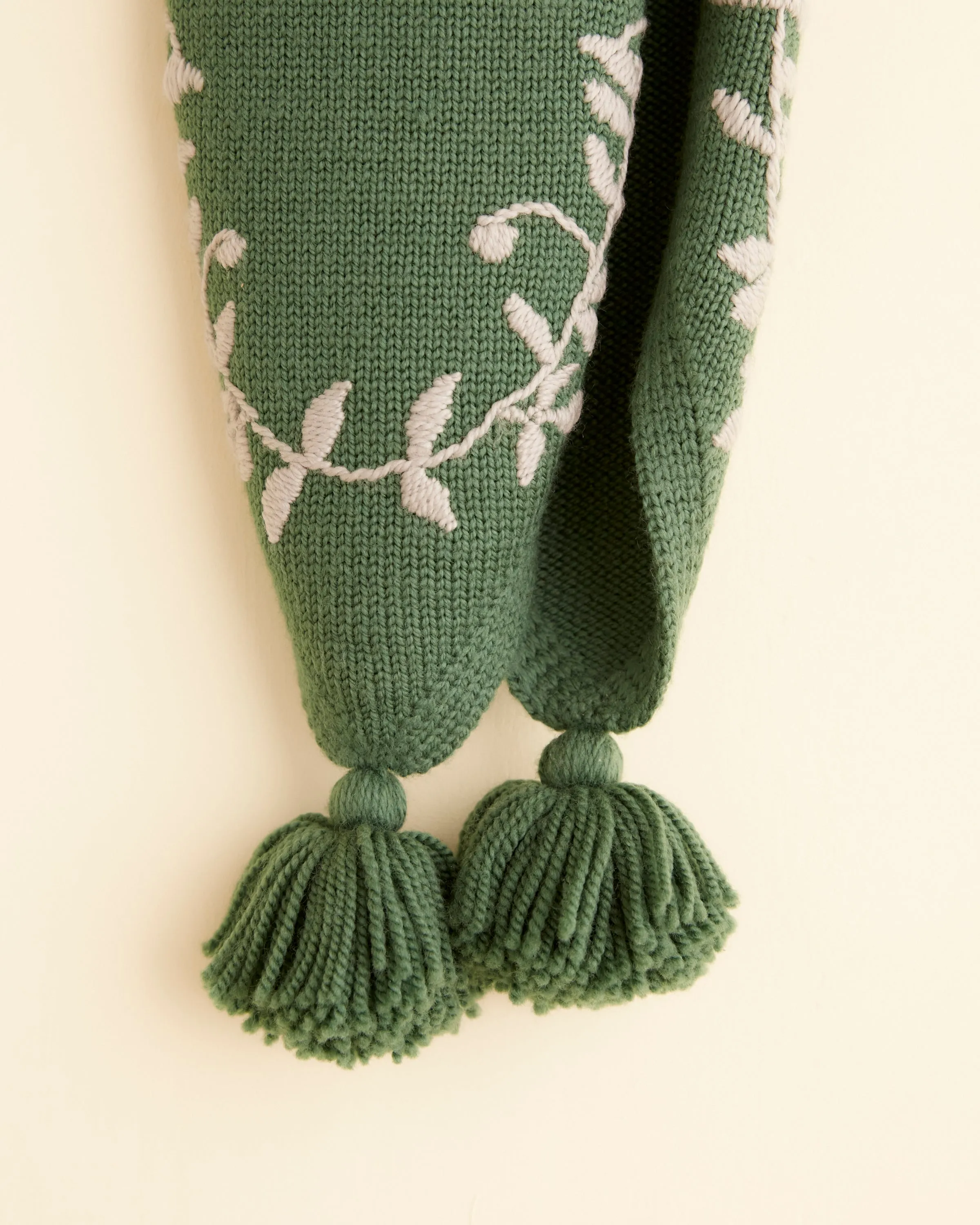 Floret Scarf - Green sold by BODE product image thumbnail 2