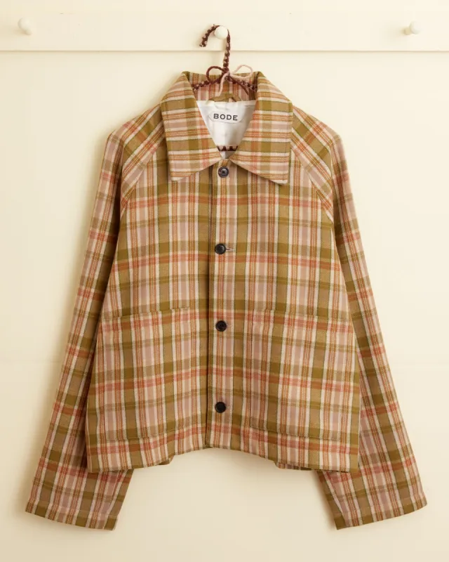 Alder Plaid Jacket - S sold by BODE