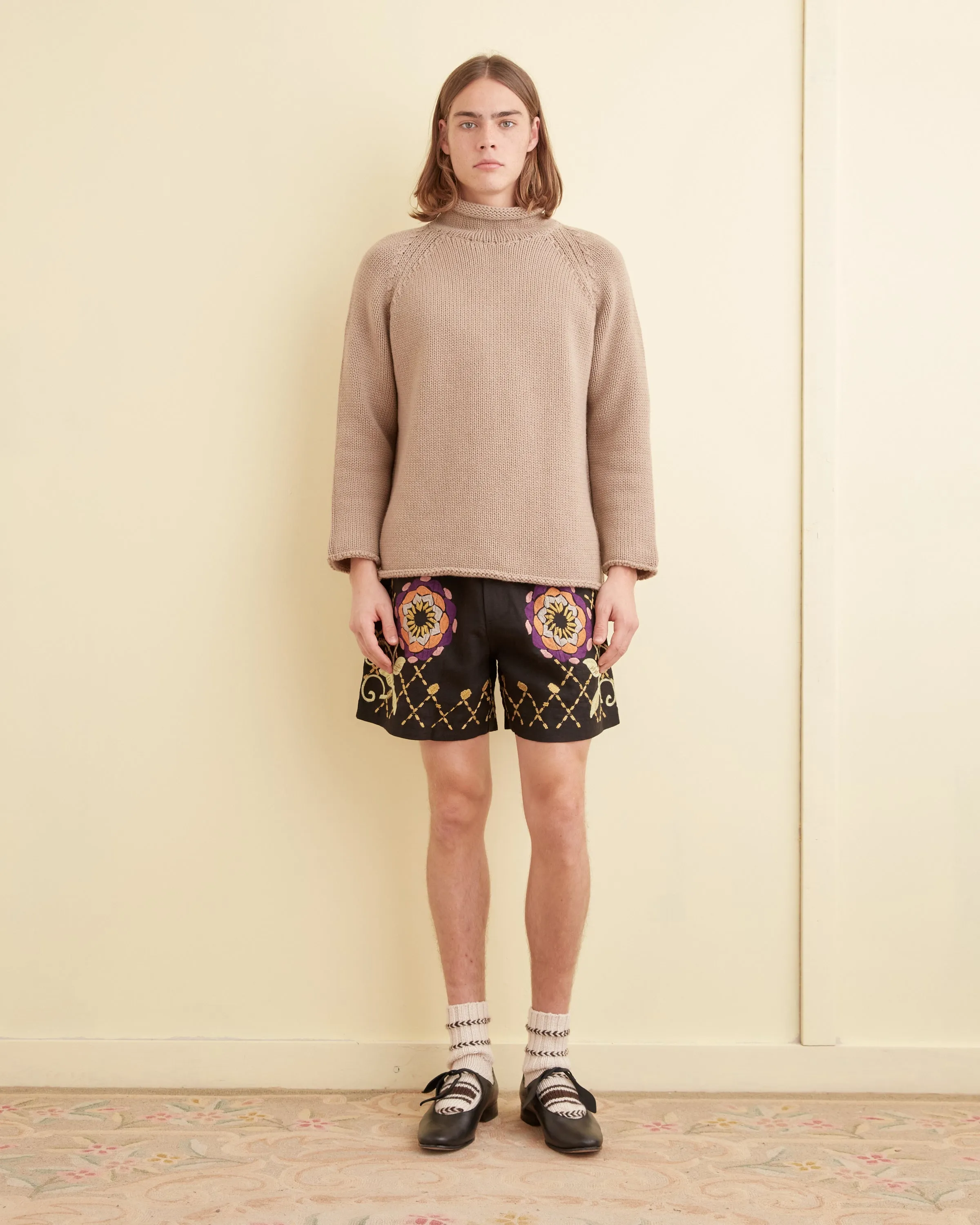 Floral Pinwheel Shorts sold by BODE