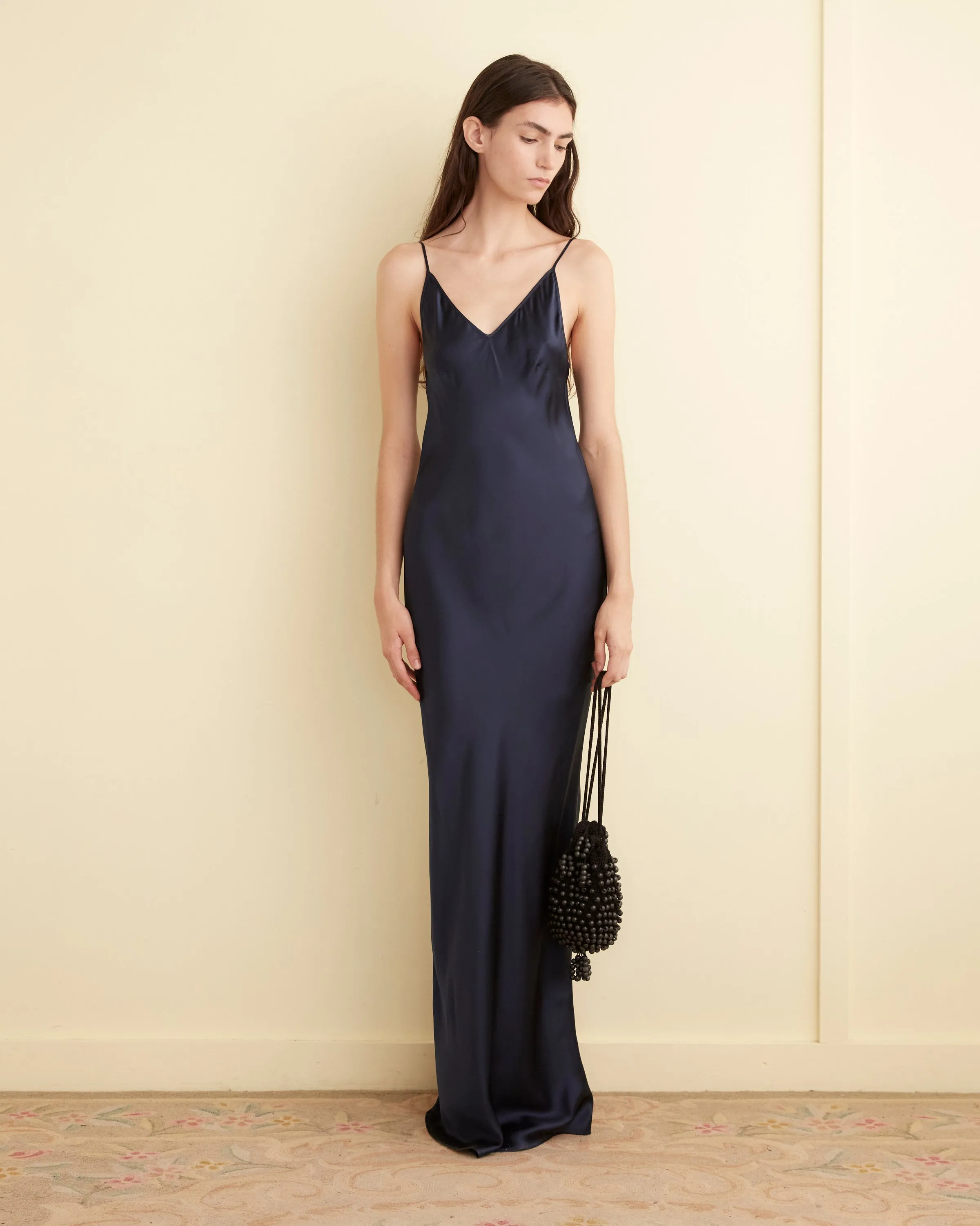 Lizzie Long Slip - Midnight sold by BODE